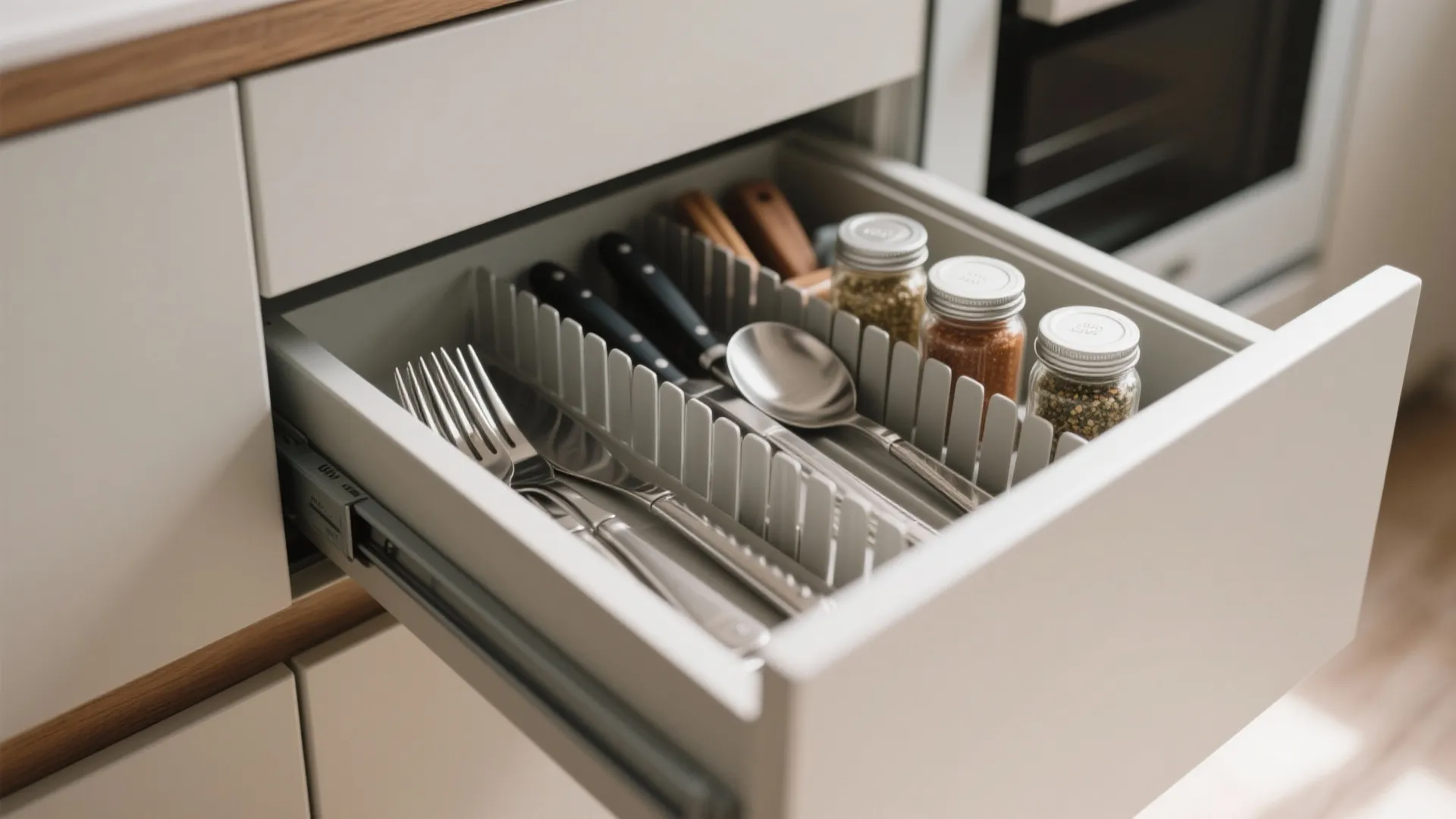 Minimalist kitchen storage