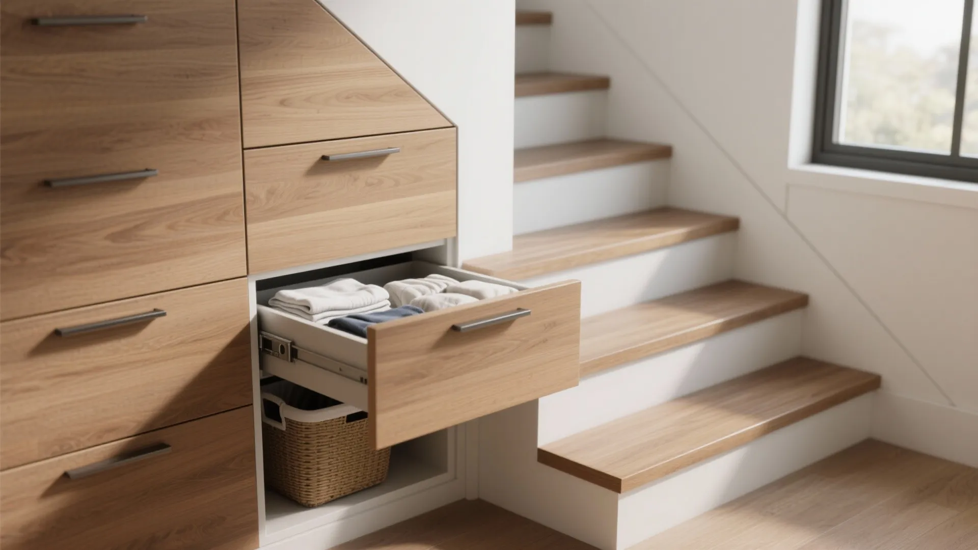 1. Drawer stairs: every step becomes storage