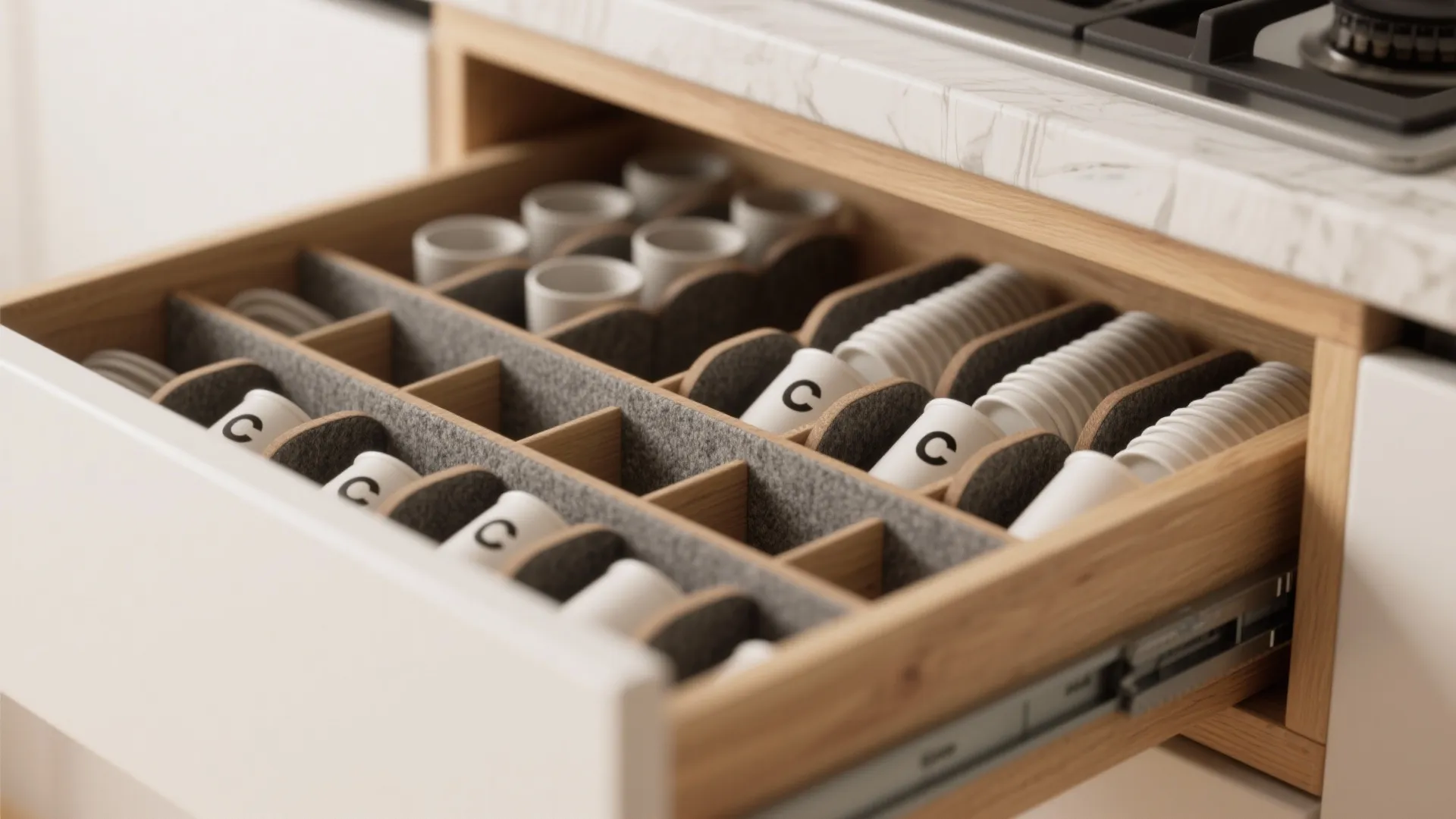 3. Drawer Insert with Tiers