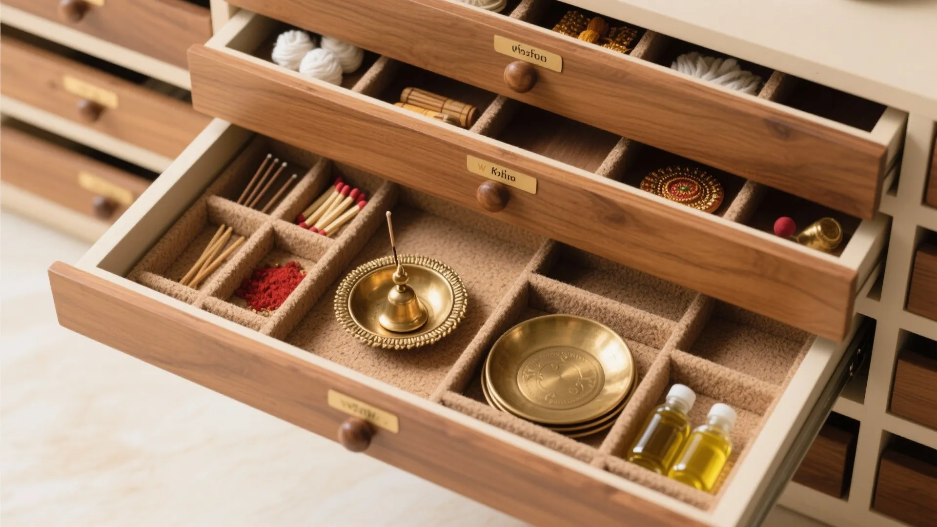 Modular Drawer Stack for Daily Rituals (Shallow + Deep)