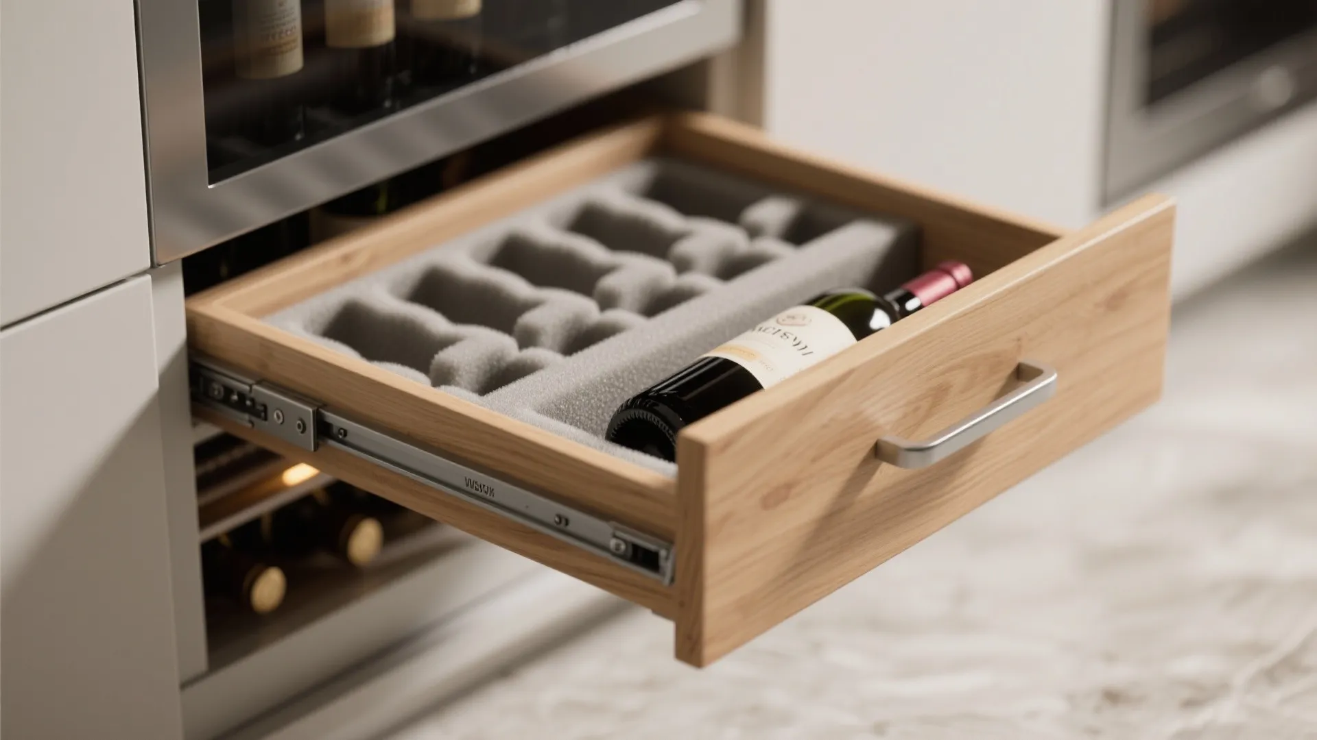 4. Drawer-style and cabinet-integrated storage
