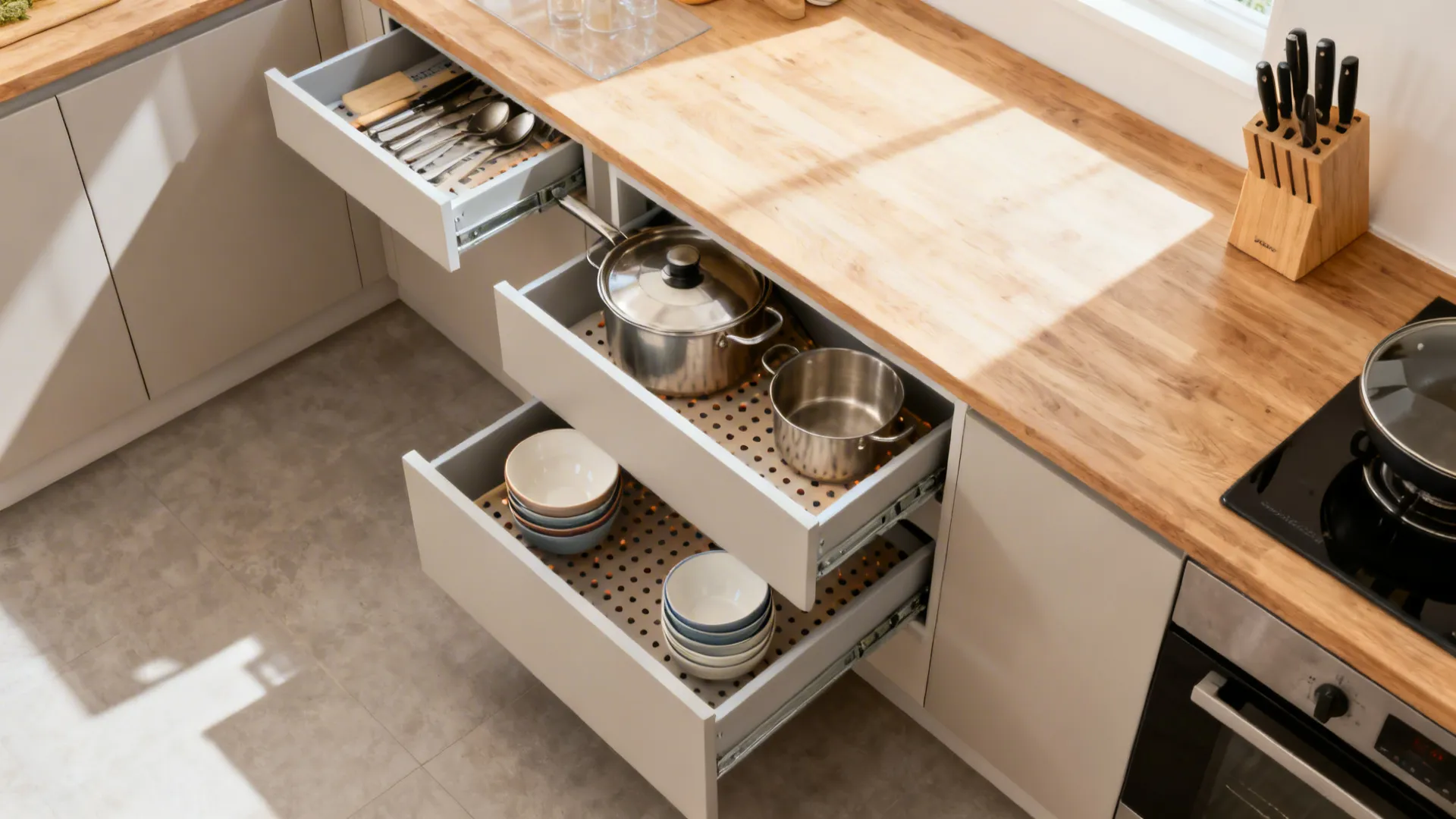 Drawer-First Bases and Zoned Storage