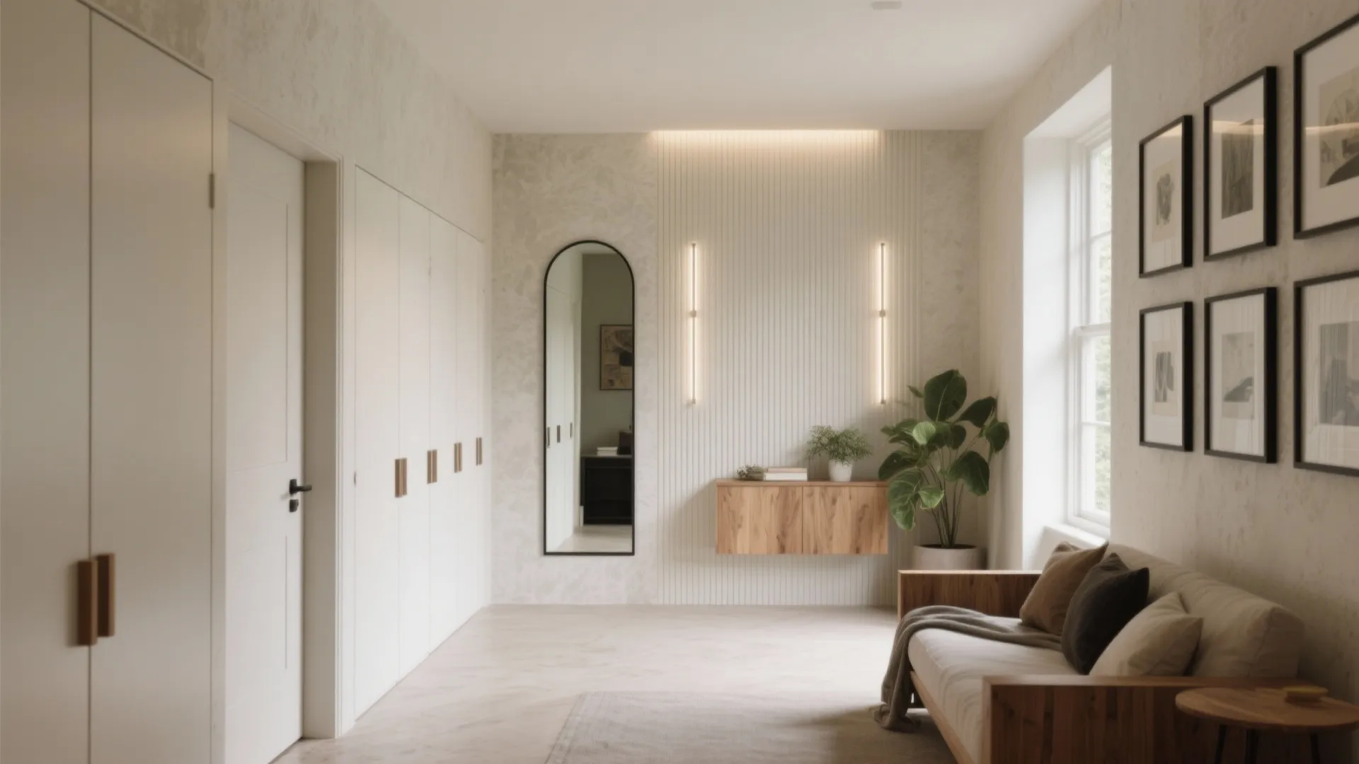 Drawing Hall Wall Design: Fix a Small, Dark Room (5 Ideas)