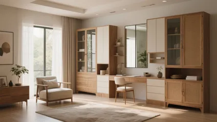 5 Smart Drawing Room Almirah Designs