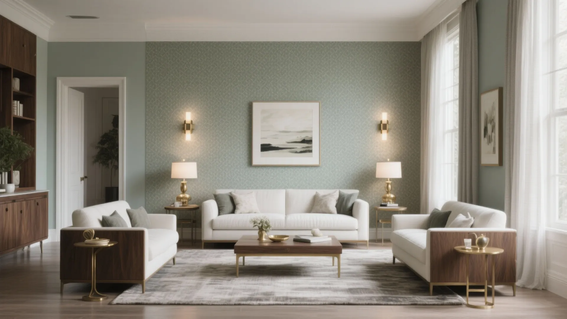 Wallpaper for Drawing Room Wall: Stylish Ideas for Modern Homes: 1 Minute to Discover Chic Wallpaper Solutions for Any Drawing Room Wall