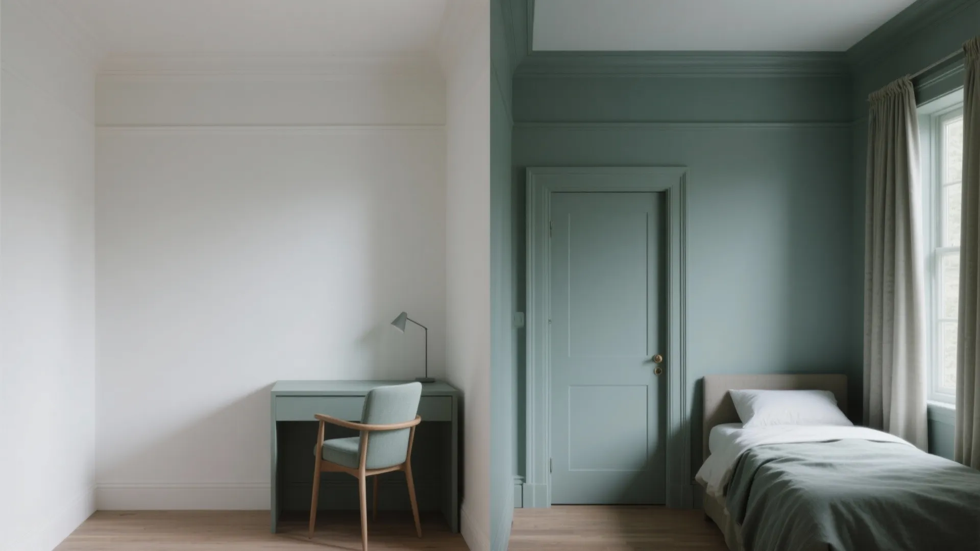 Color Drenching One Small Room