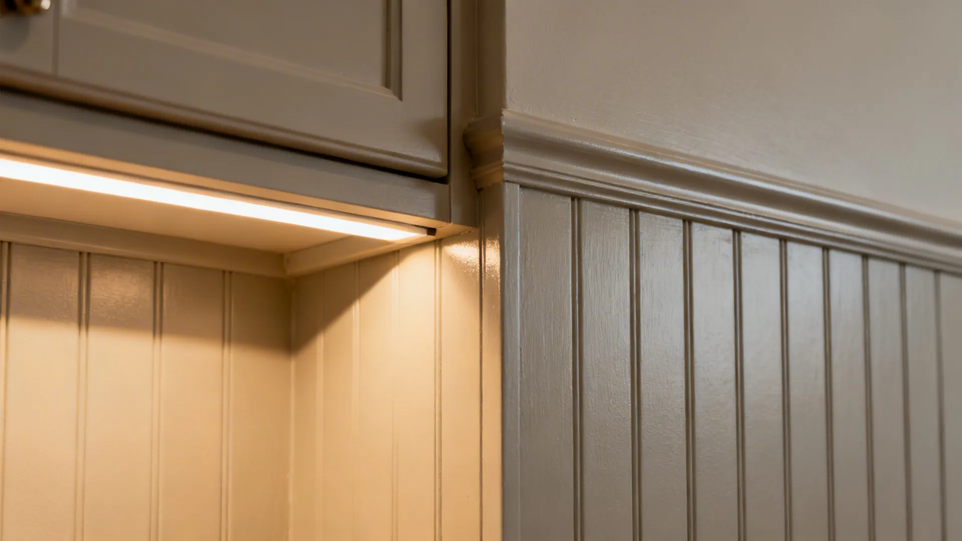 4) Beadboard color drench in soft neutrals