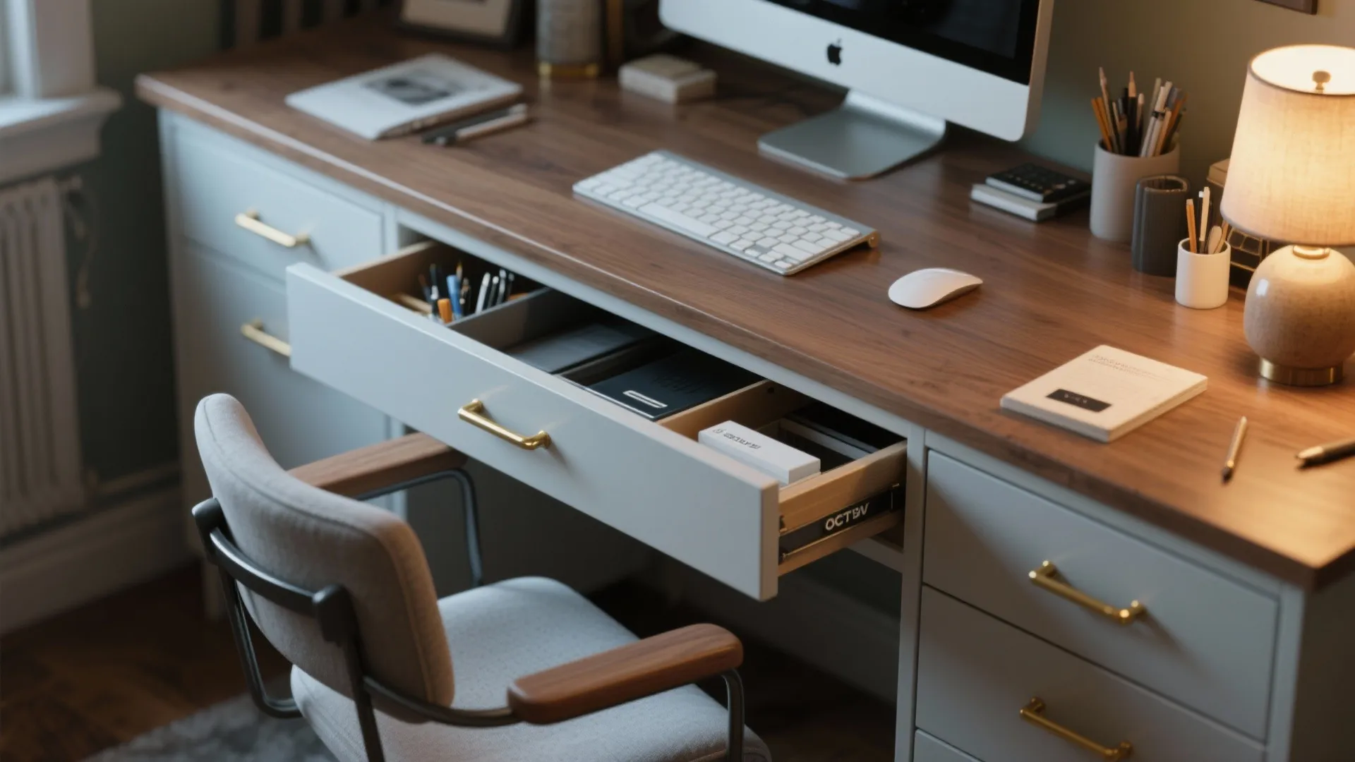 5. Dual-Purpose Dresser Desk
