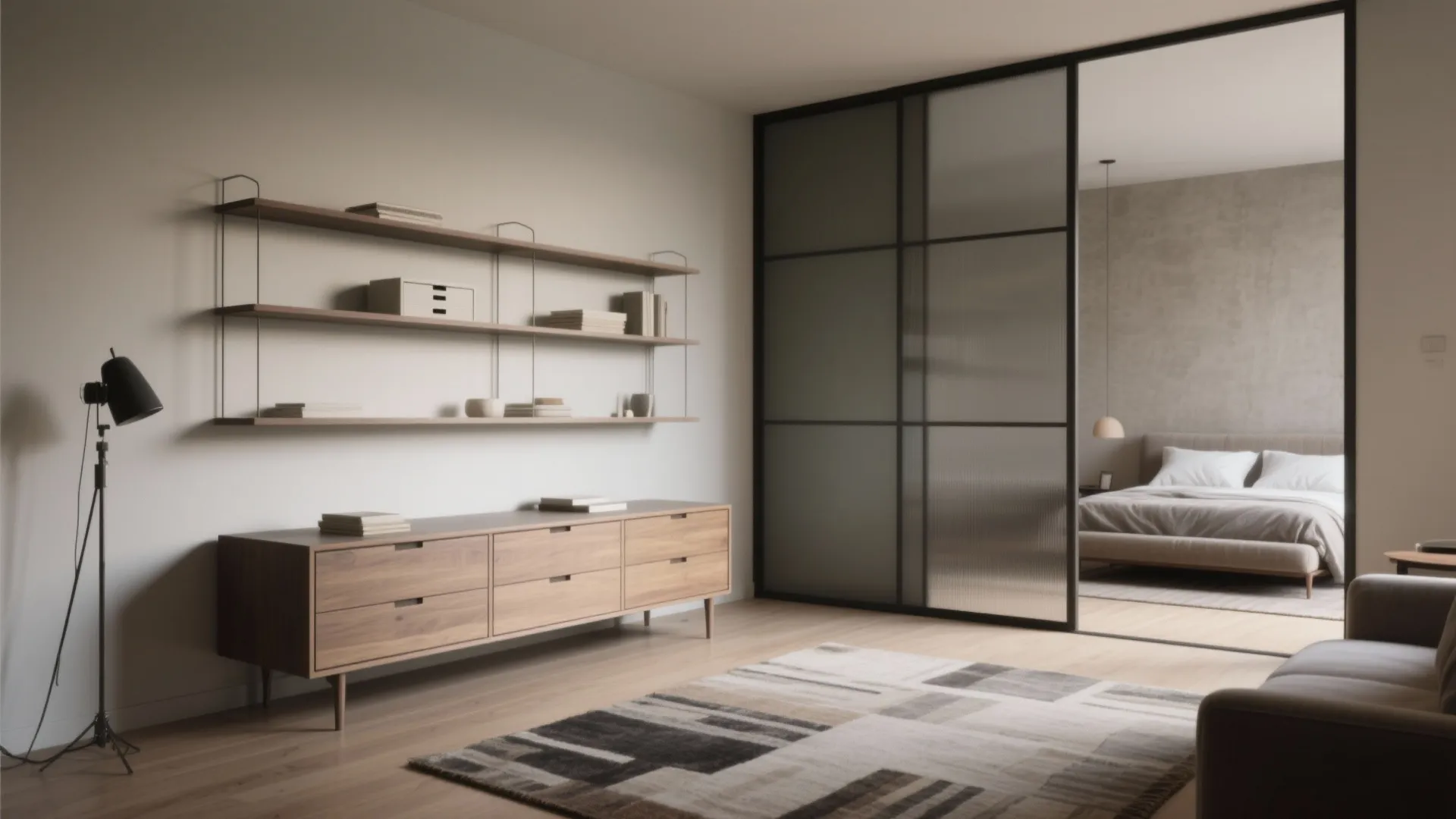 Multi-use storage: dressers as room dividers