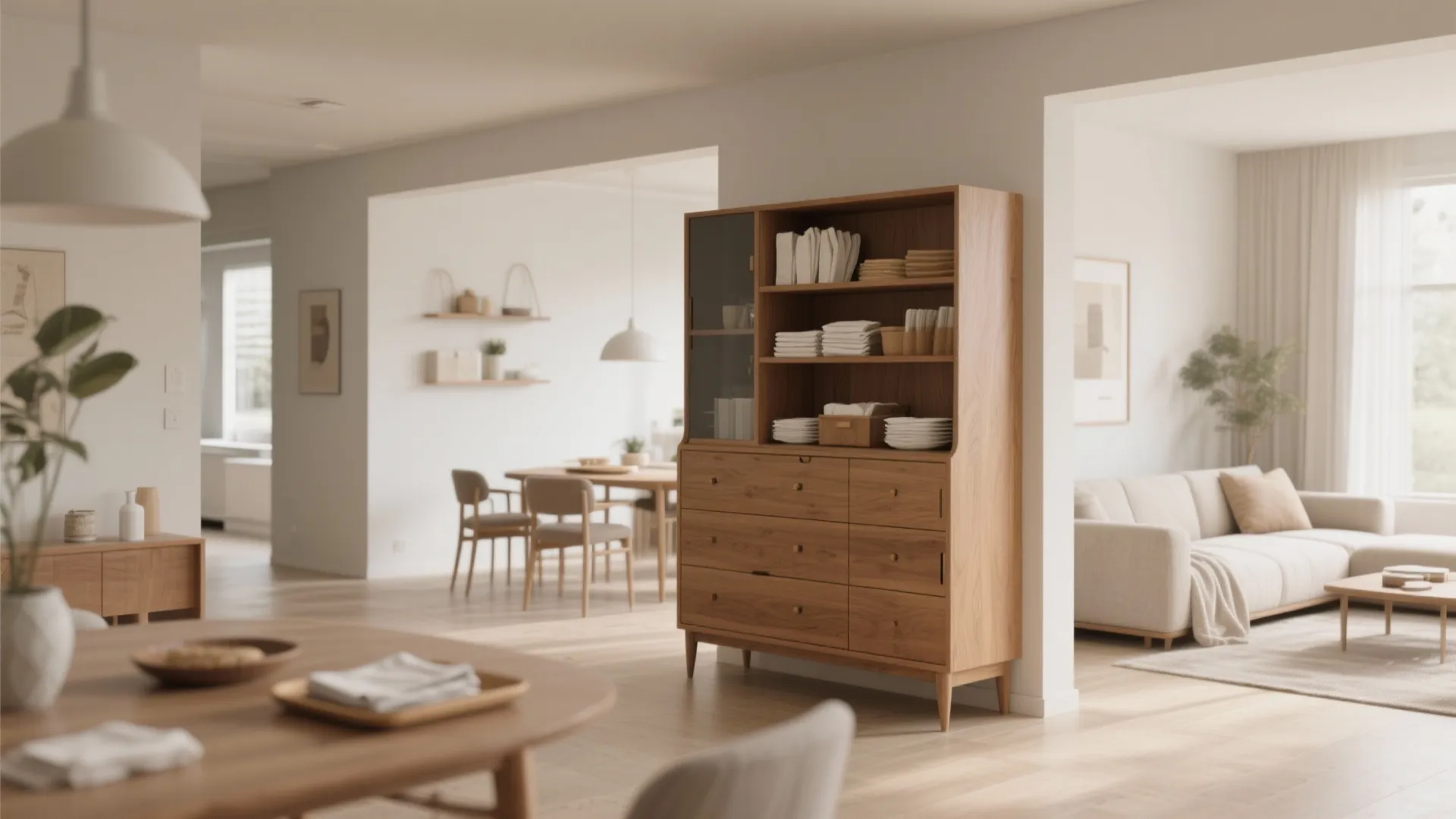 Idea 5: Blend with Kitchen or Dining Zones