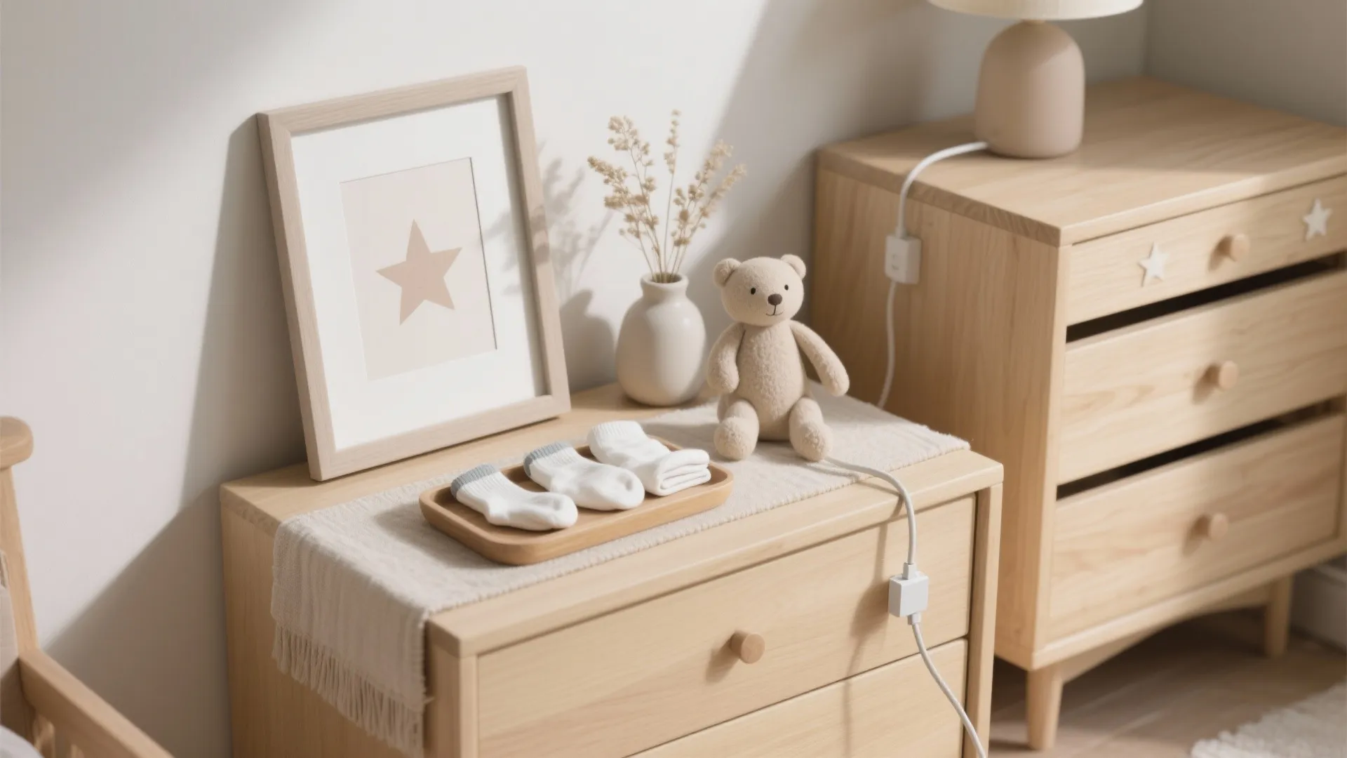 Compact Styling Zone on a Dresser or Console