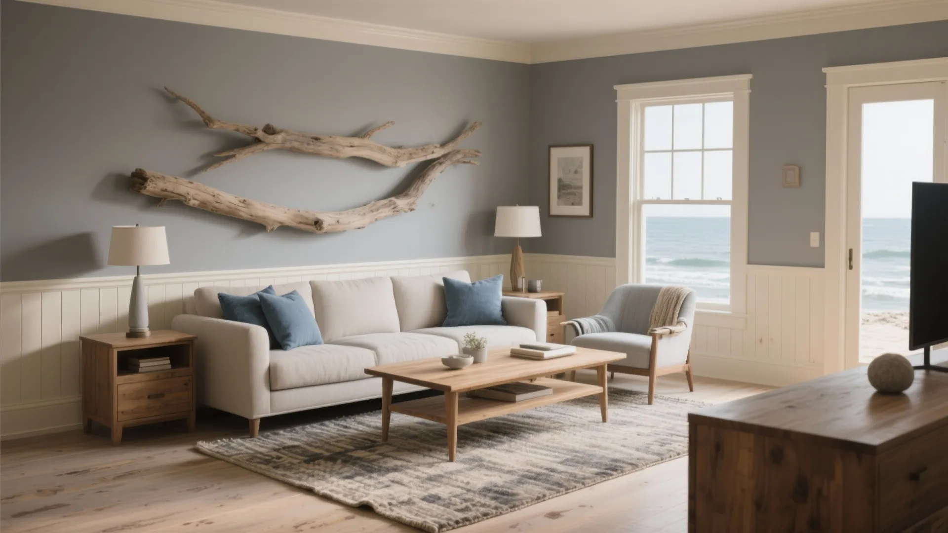 2. Driftwood Gray with Warm Undertones