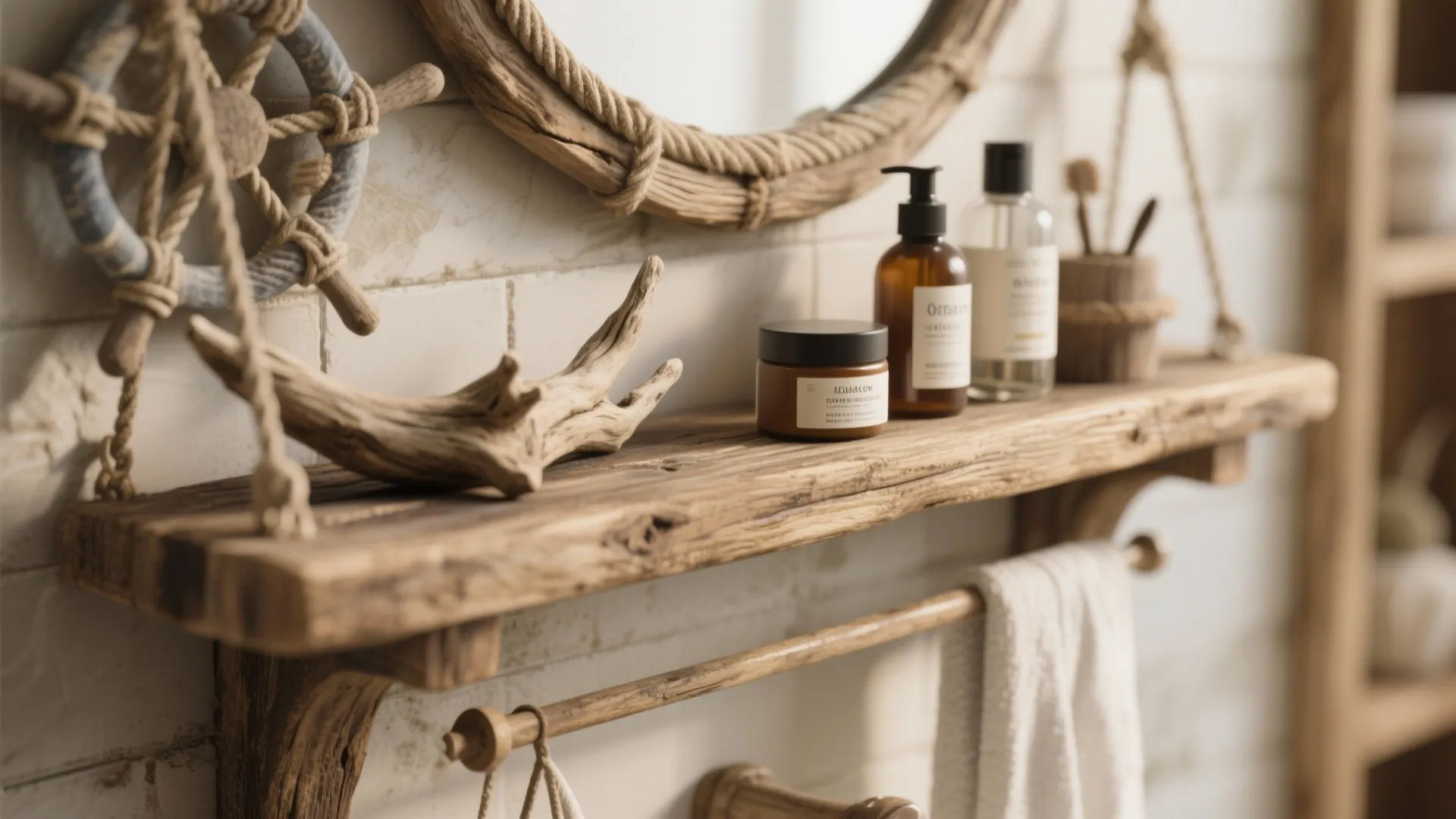 5. Weathered Wood Accents