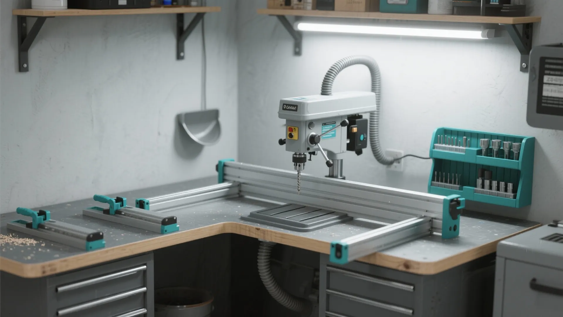 Drill Press Table DIY: Build Your Perfect Workbench: 1 Minute to a Smarter, Safer Workshop Setup