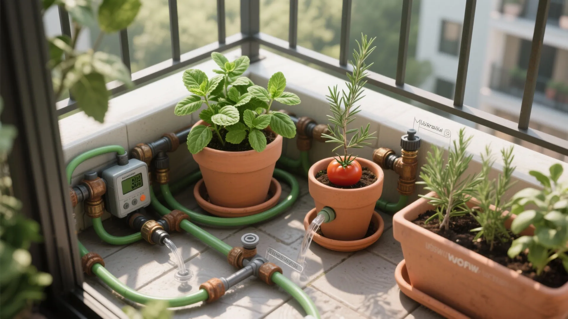 Smart Watering + Micro Edibles for Daily Joy