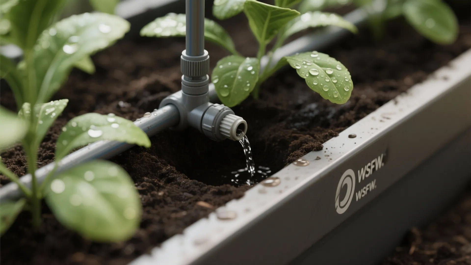 Vertical Garden with Drip Irrigation