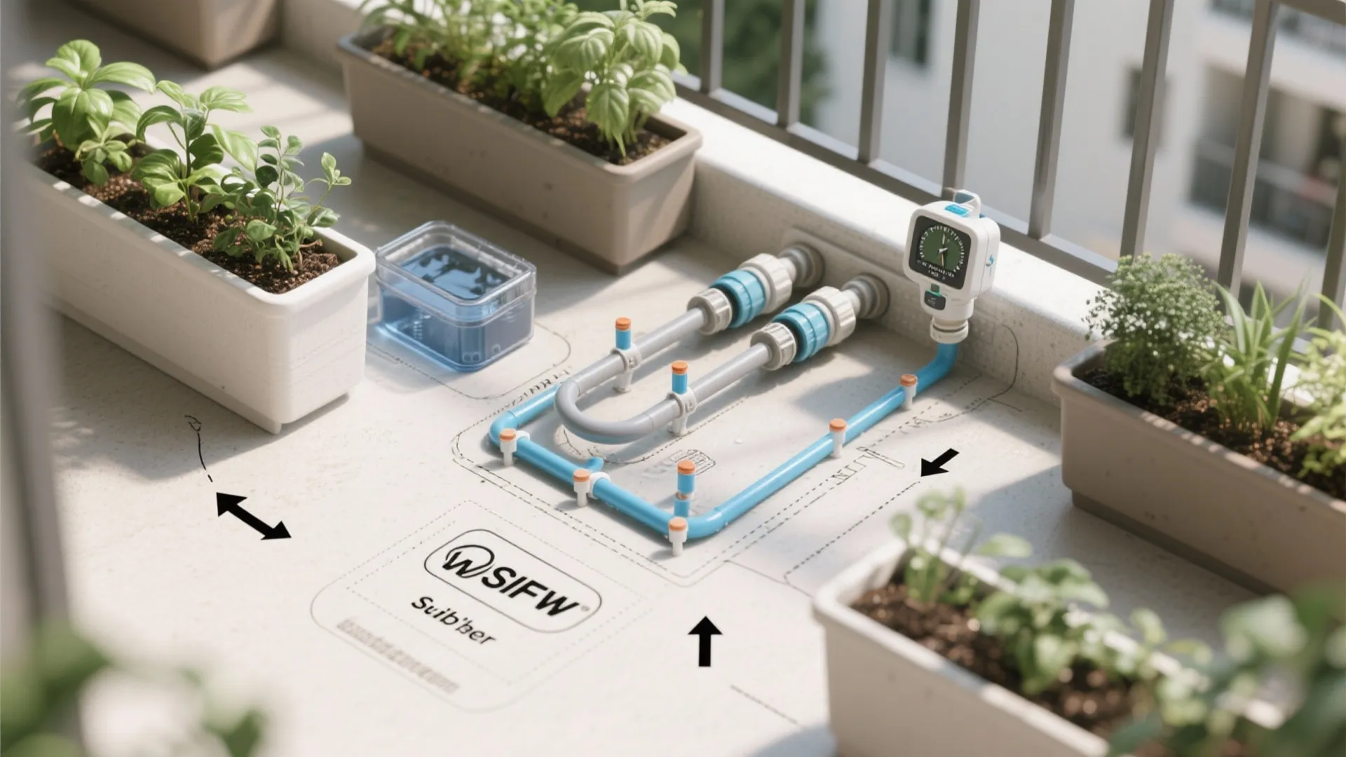 Self-Watering Planters and Smart Irrigation