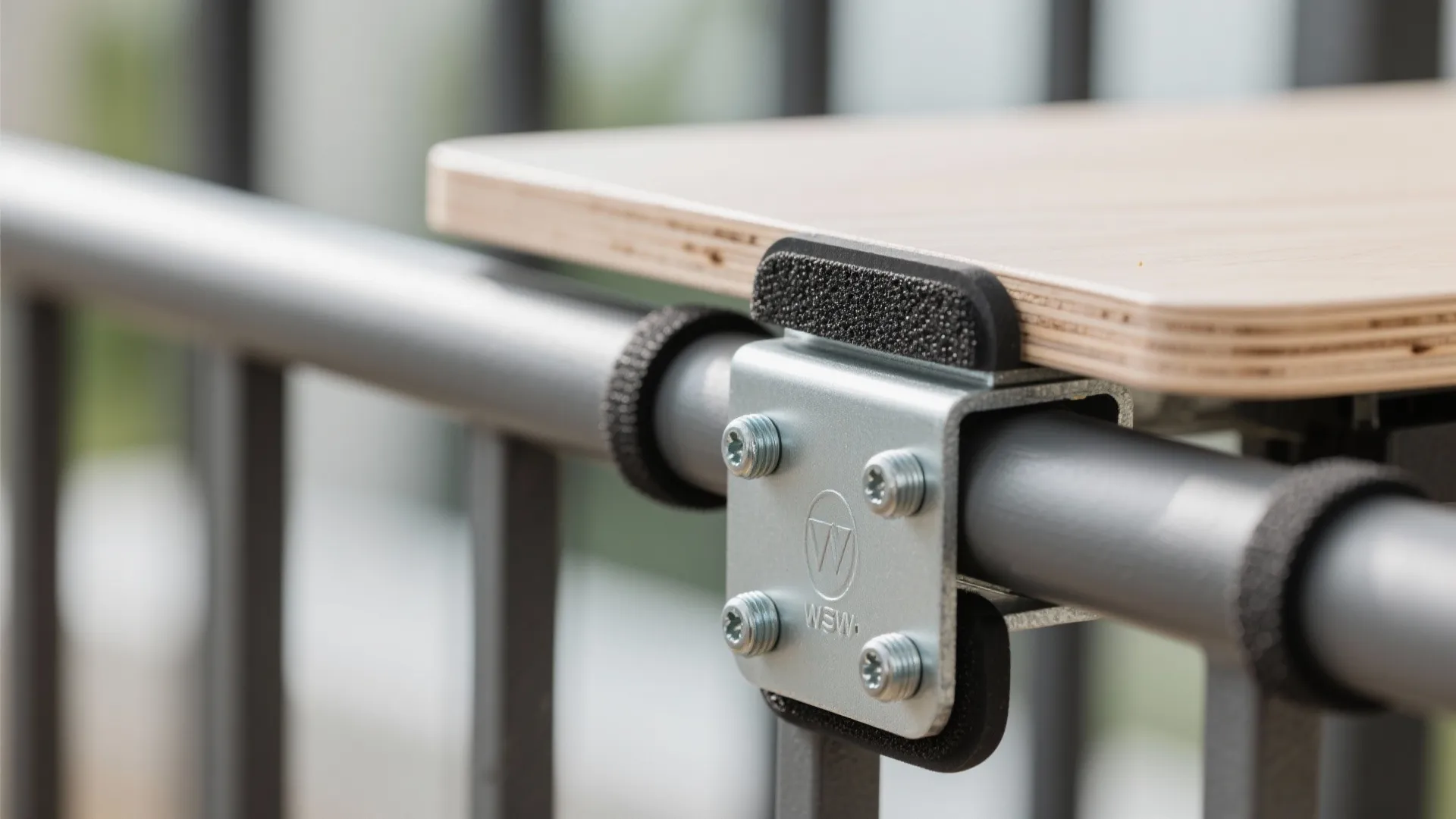 Wall-Mounted or Railing-Hooked Drop-Leaf Table