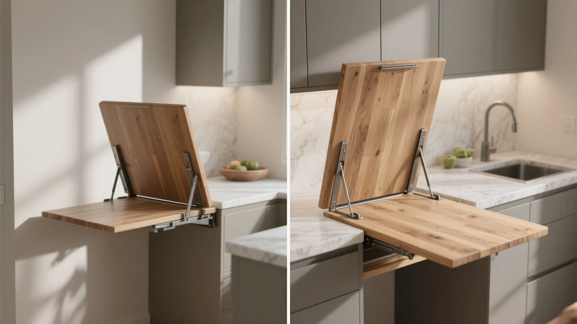 Slim Islands, Peninsulas, and Drop-Leaf Counters