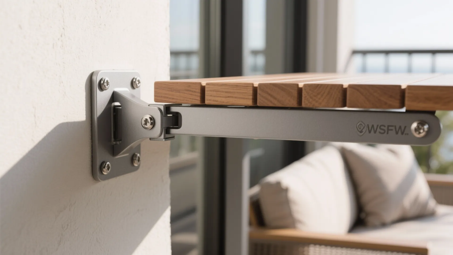 1) Slimline Seating + Fold-Down Surfaces