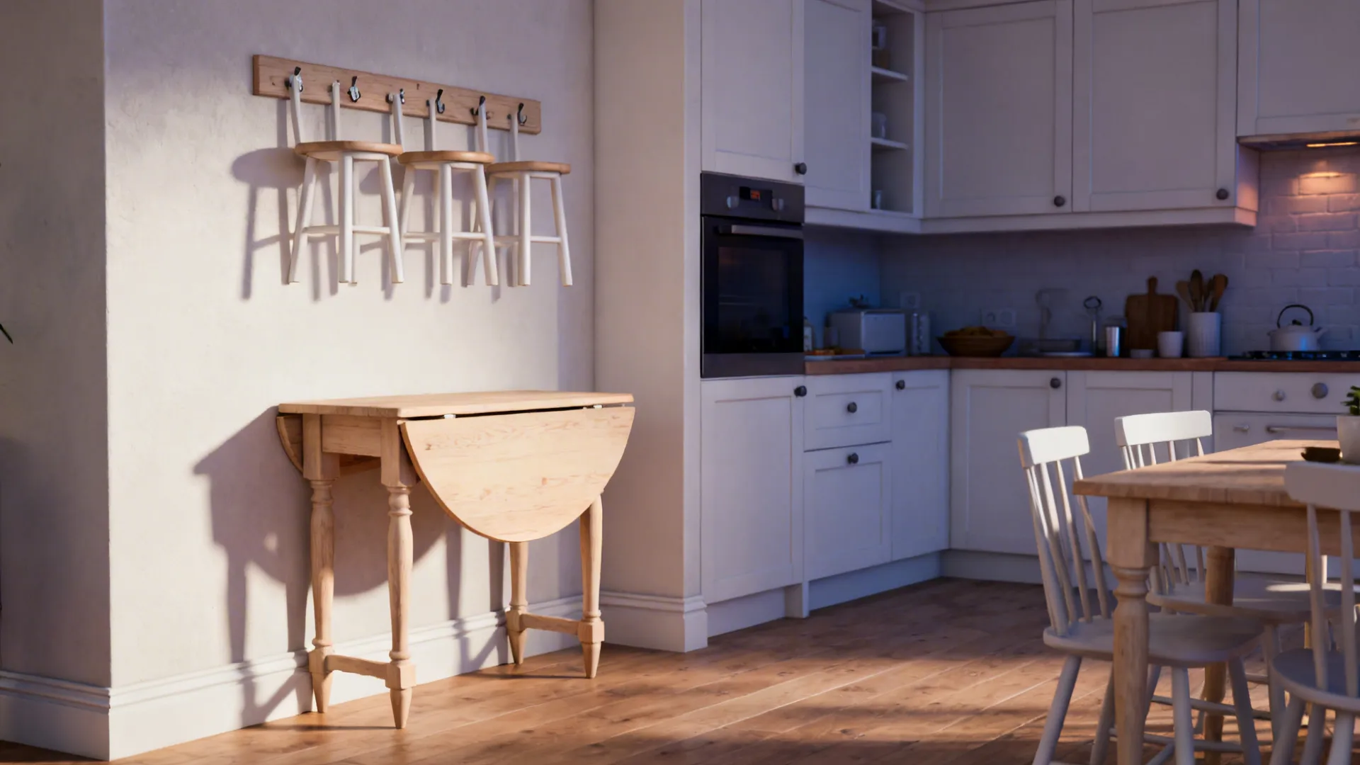 Drop-Leaf or Gateleg Table for Shape-Shifting Meals