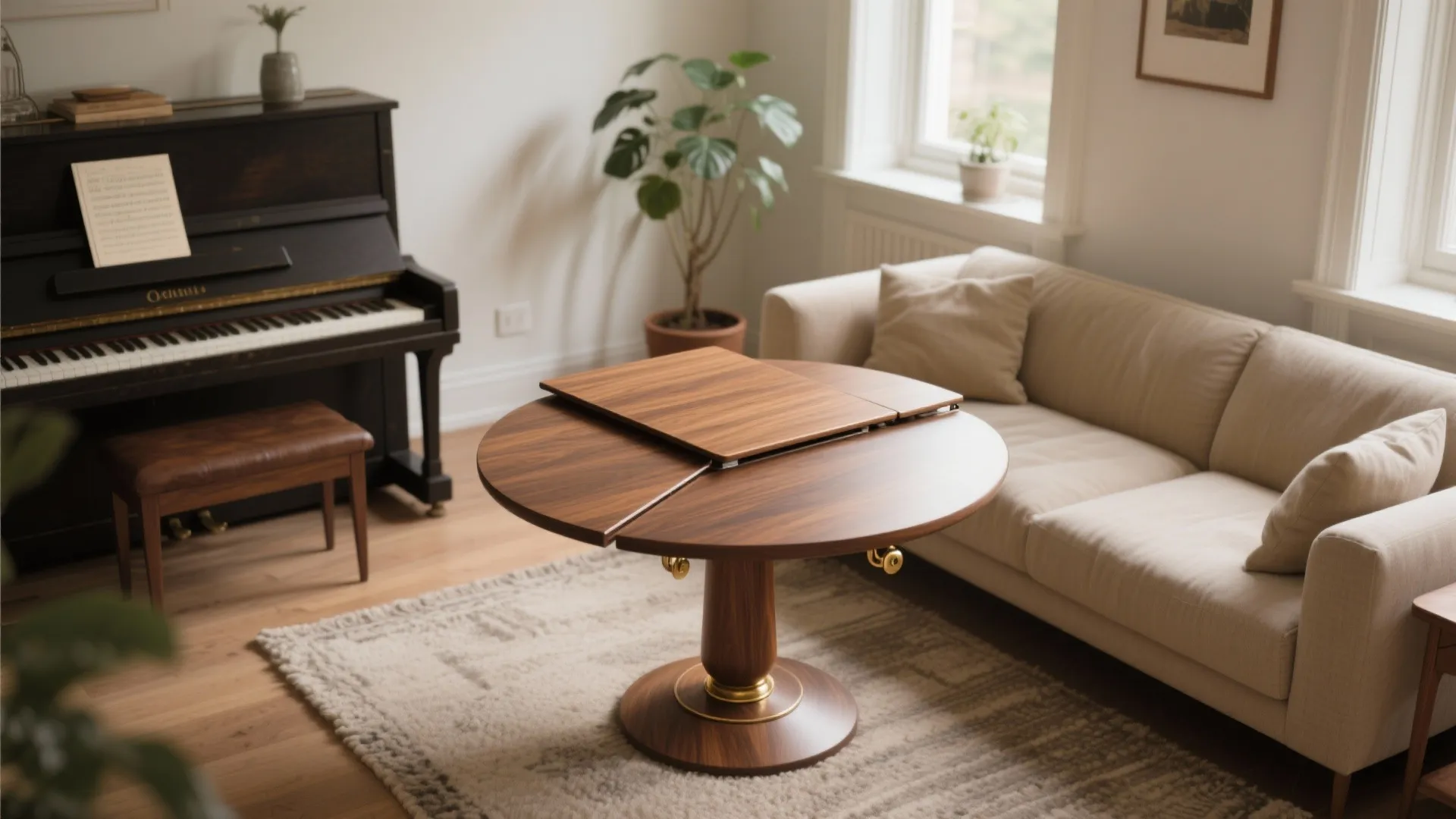 Round Drop Leaf Tables: 5 Small-Space Ideas