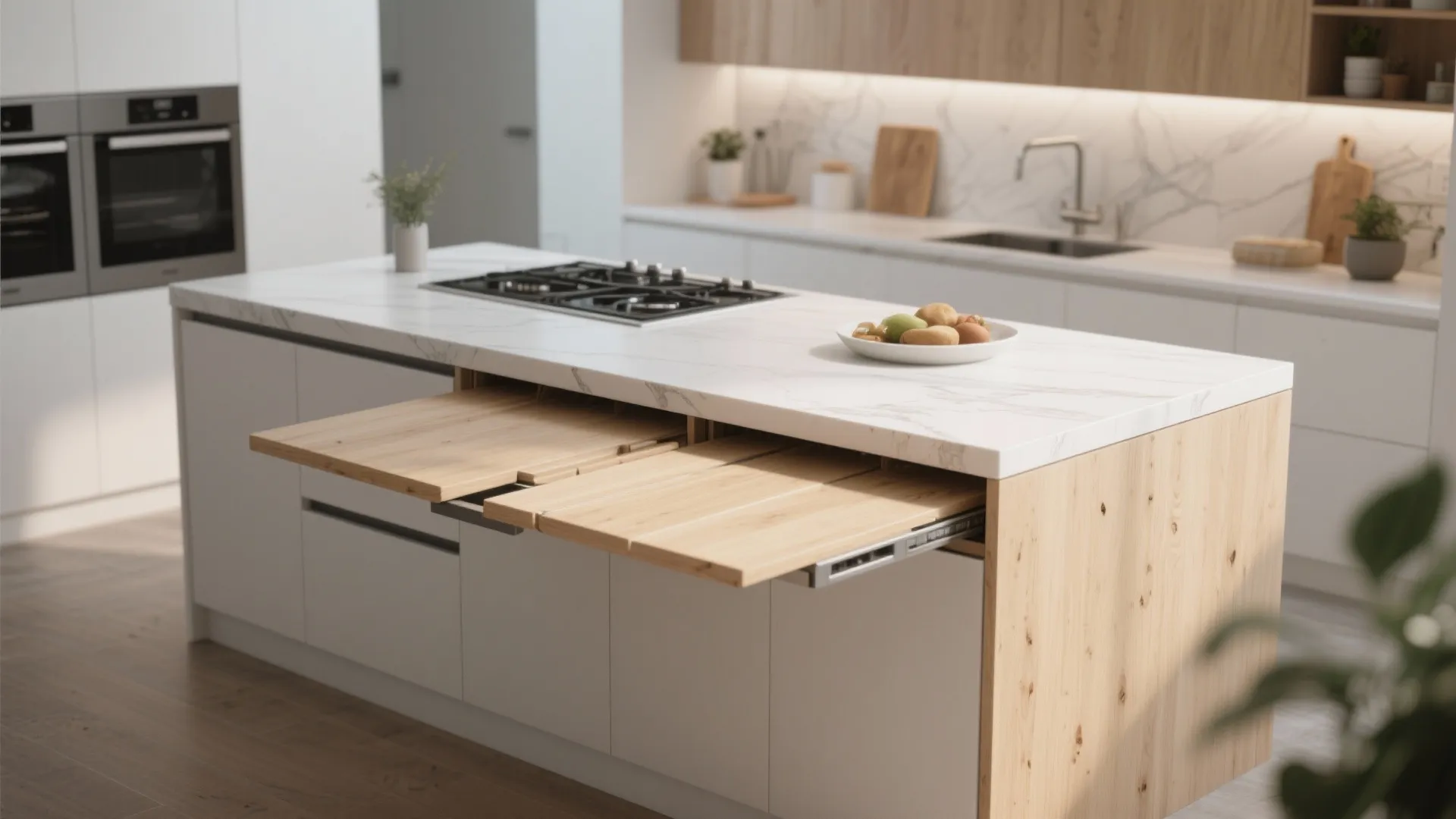 6. Drop-Leaf Island End