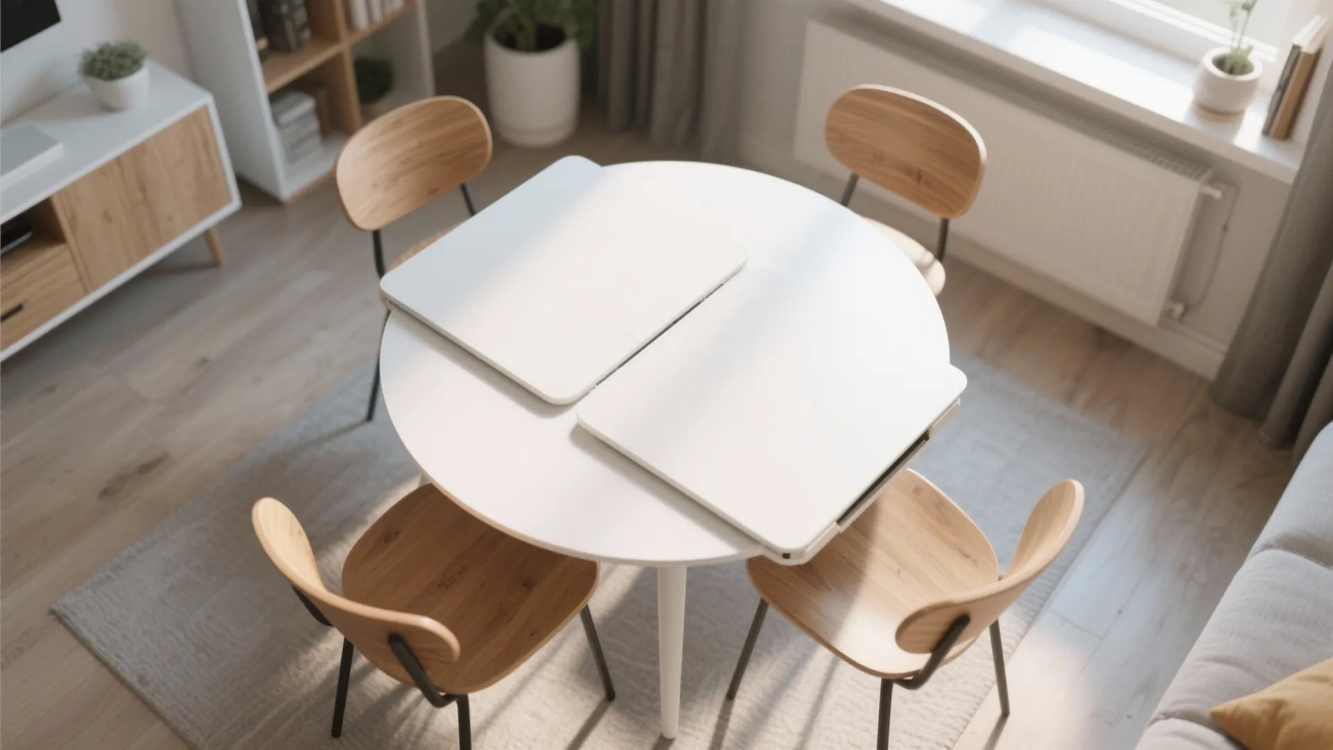 2. Drop-Leaf for Versatility