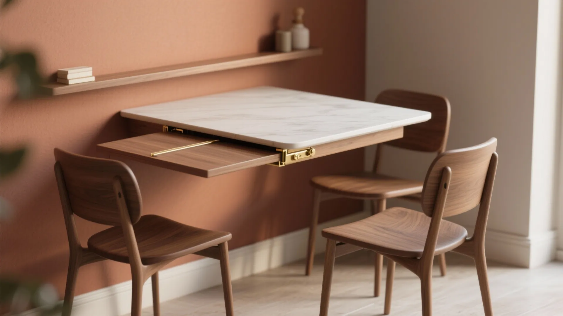 1. The drop-leaf table: flexible and forgiving