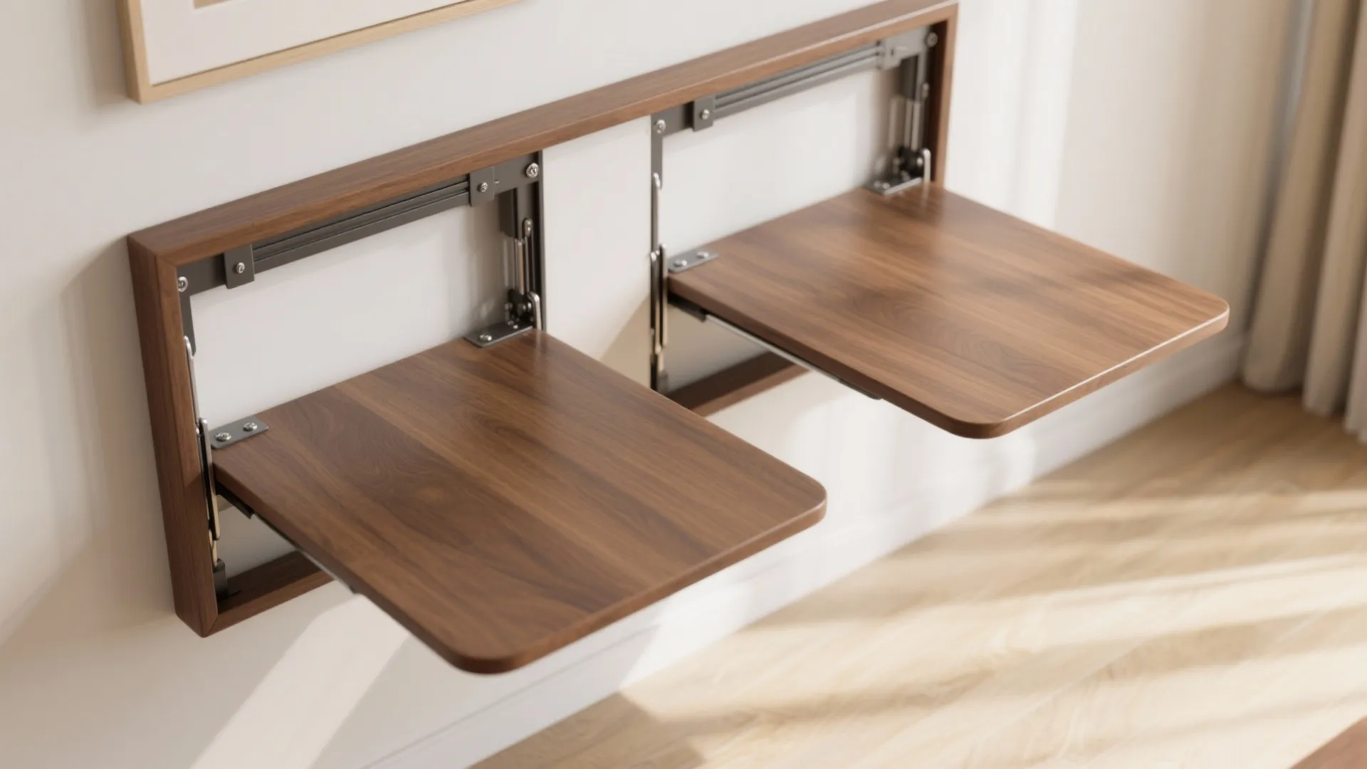 2. Drop-leaf or fold-down table