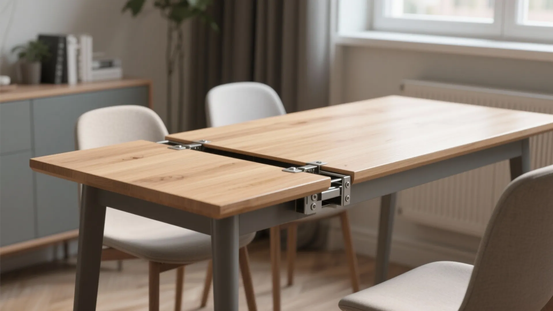 1. The Drop-Leaf Table: Expand when you need it