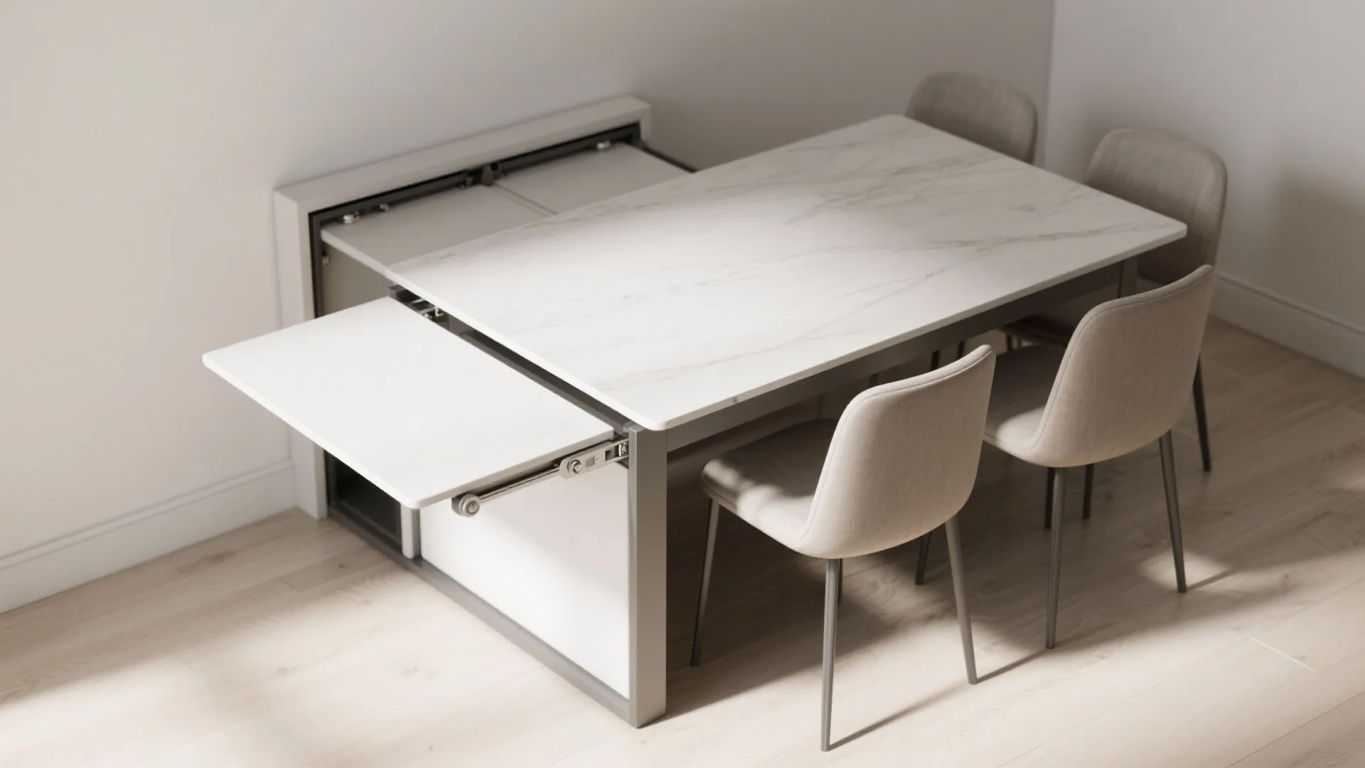 Drop-Leaf or Fold-Down Flexibility