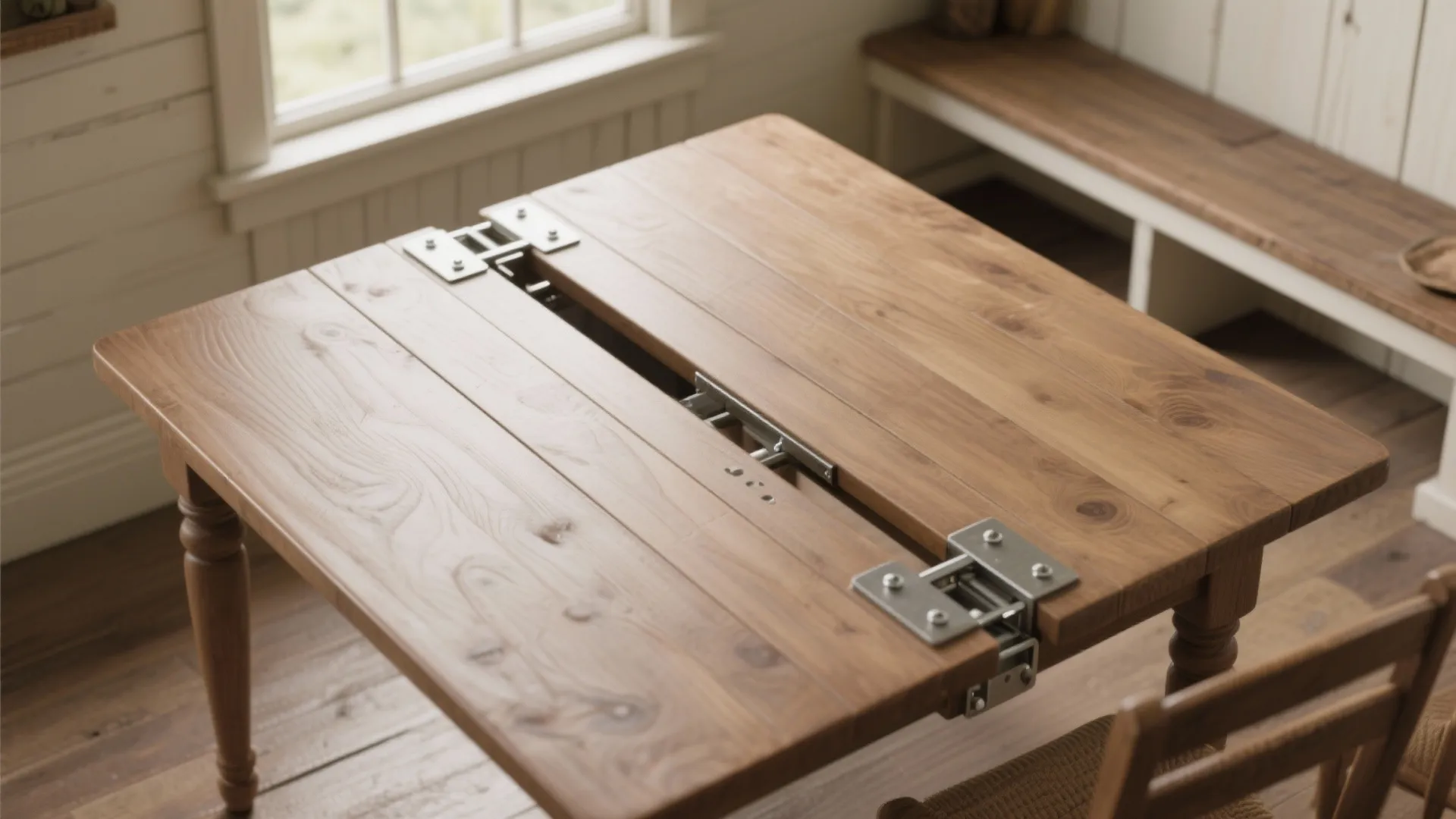 4. Folding or Drop-Leaf Table for Flexibility