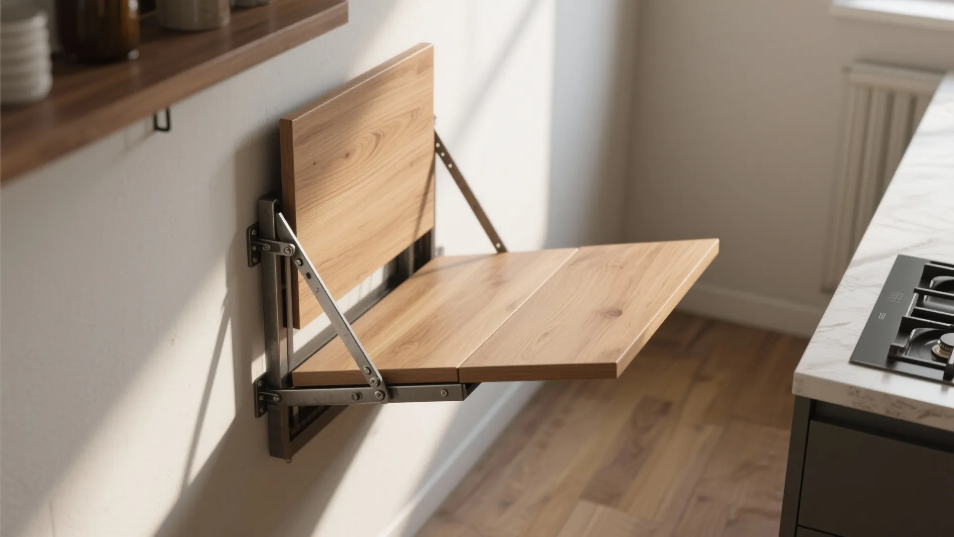 1. Drop-leaf or folding wall table
