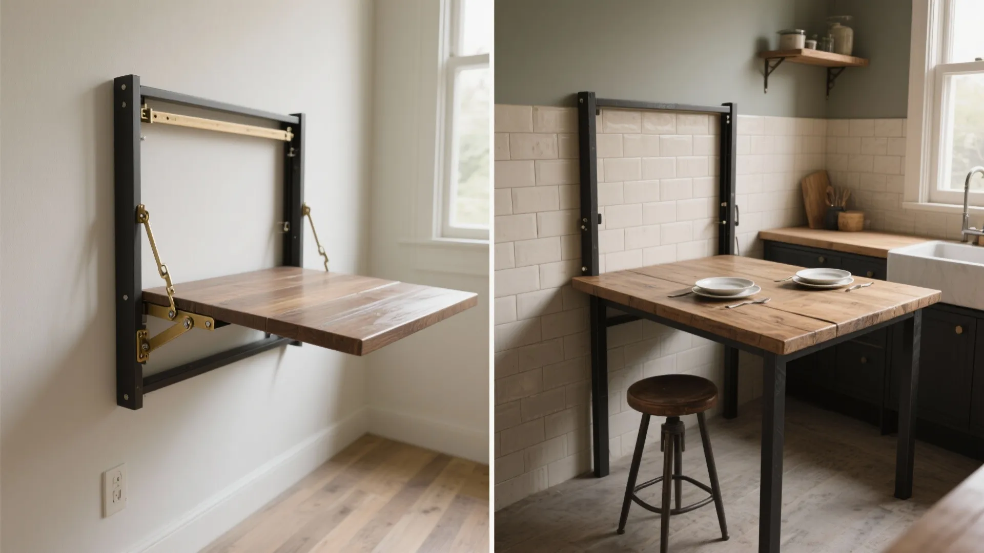 Small Kitchen Tables: 5 Smart Ideas: Space-saving kitchen table ideas for tiny kitchens from a 10-year designer
