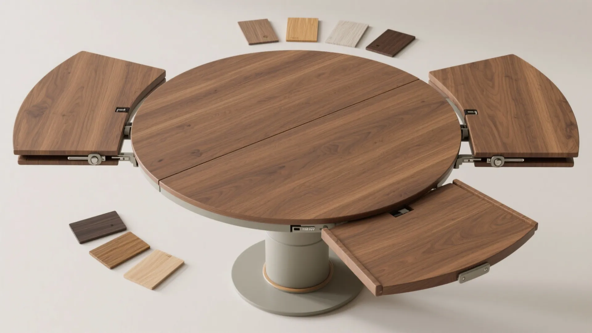 4. Pick a drop-leaf or small-leaf round for flexibility