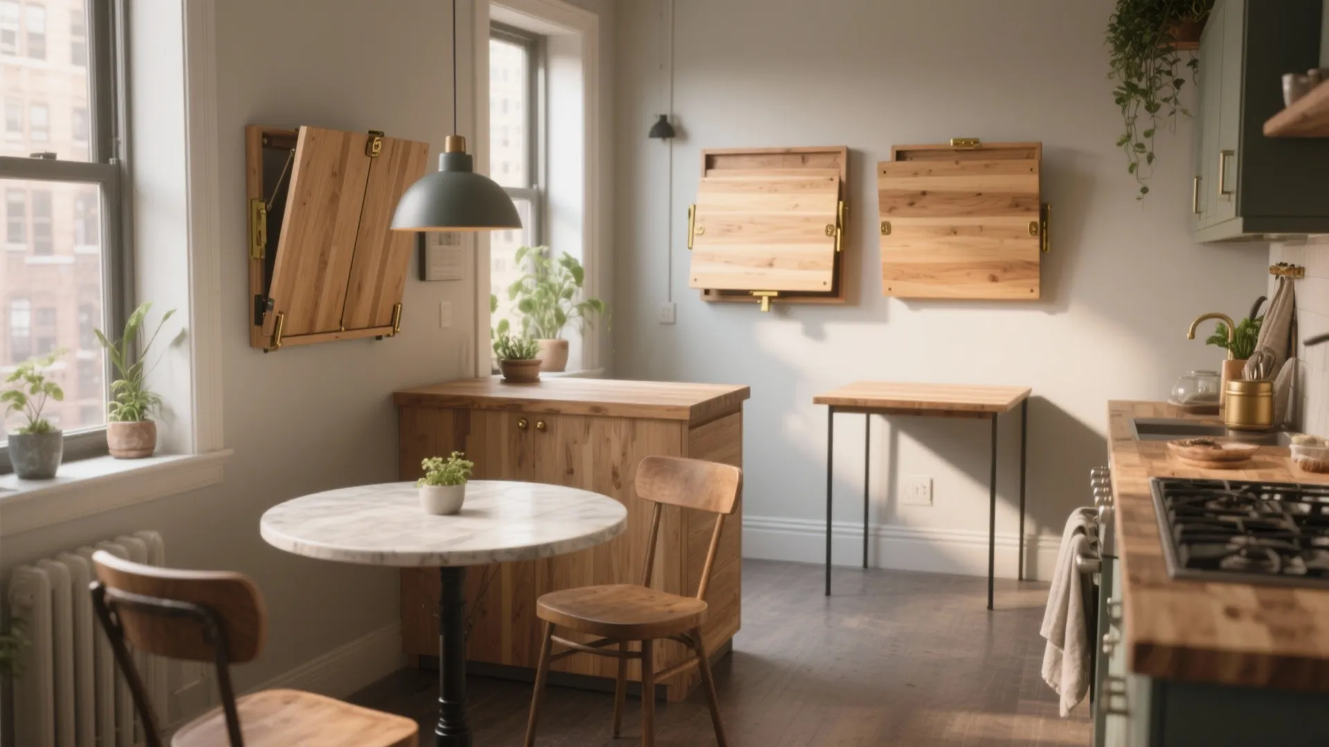 Drop-Leaf Kitchen Table Ideas — 5 Small-Space Tips