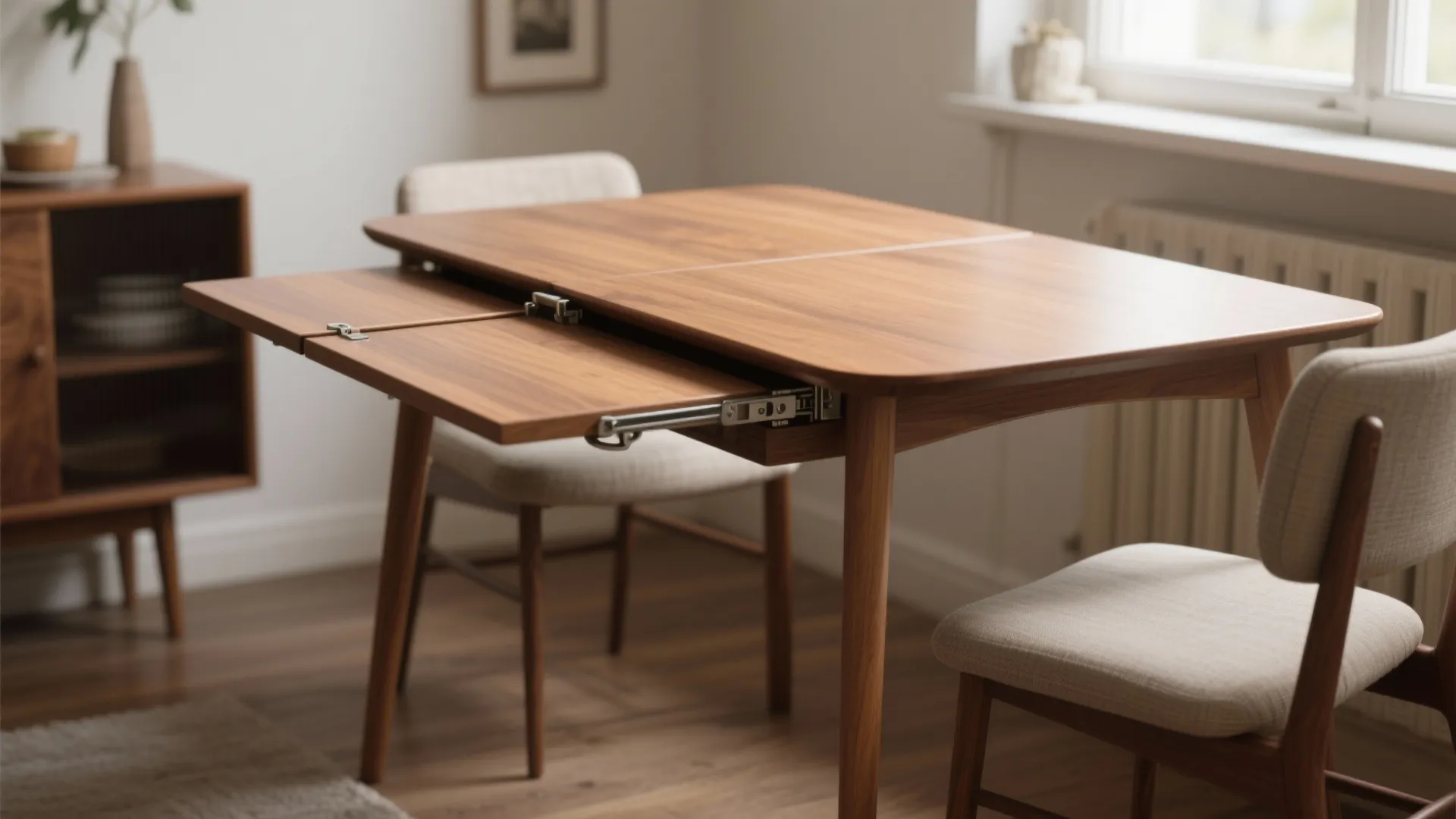 1. Drop-leaf or extendable tables