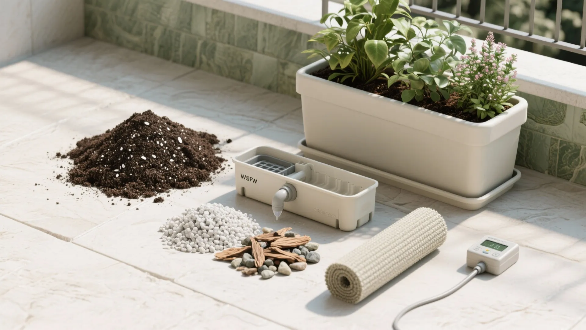 Drought-Smart Containers and Soil Mix