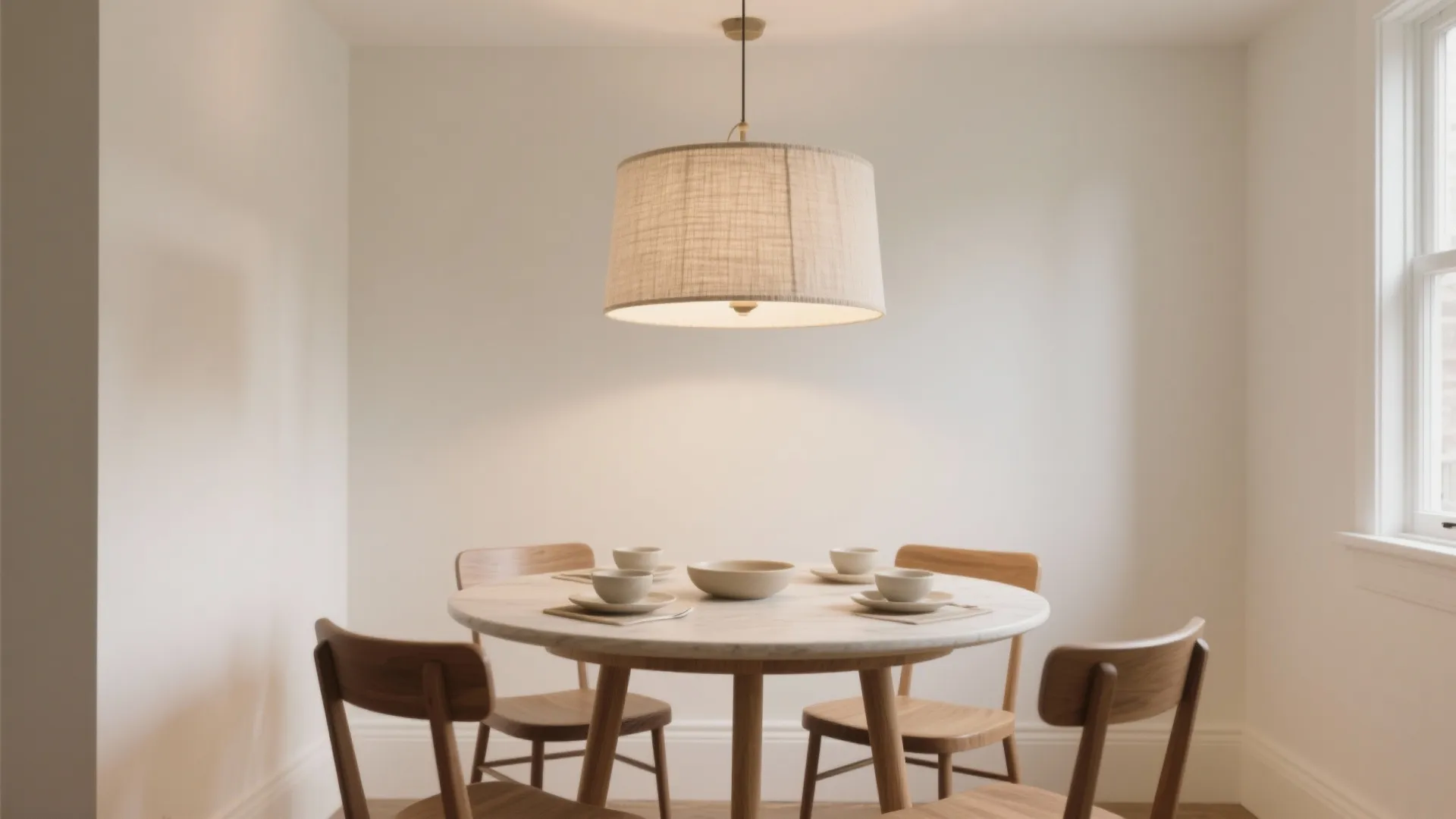 2) The Soft Drum Shade (diffused, cozy minimalism)