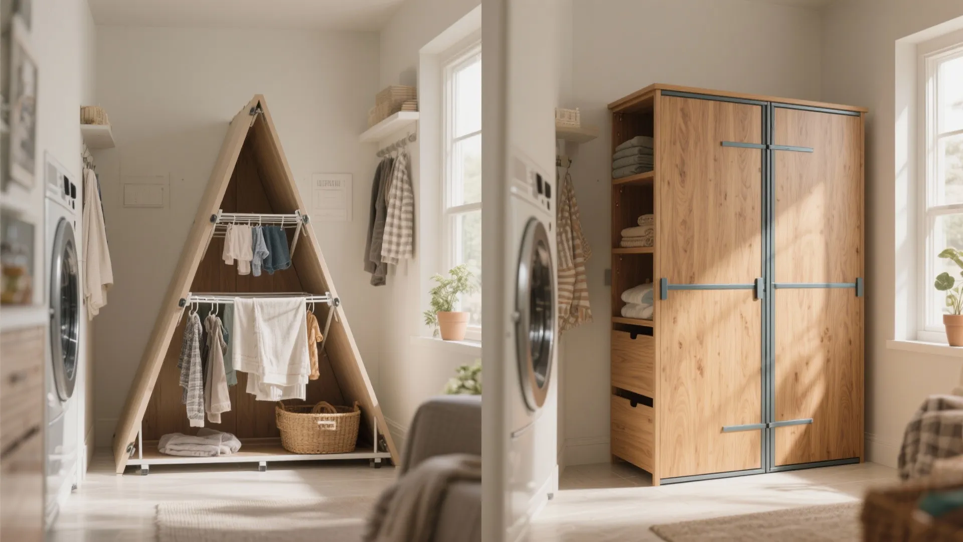 Tip 4: Convertible drying cabinet or freestanding frame