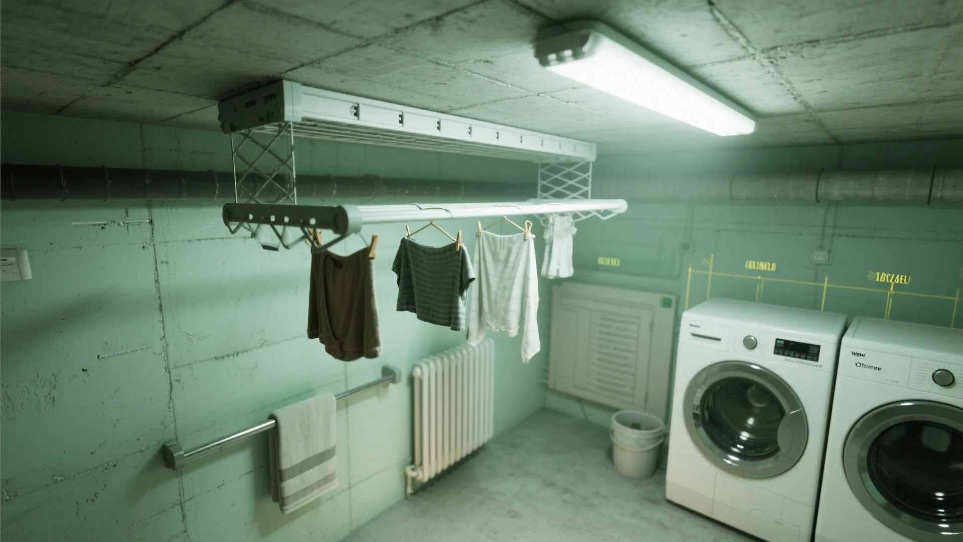 3. Drying wings: retractable racks and heat-friendly solutions