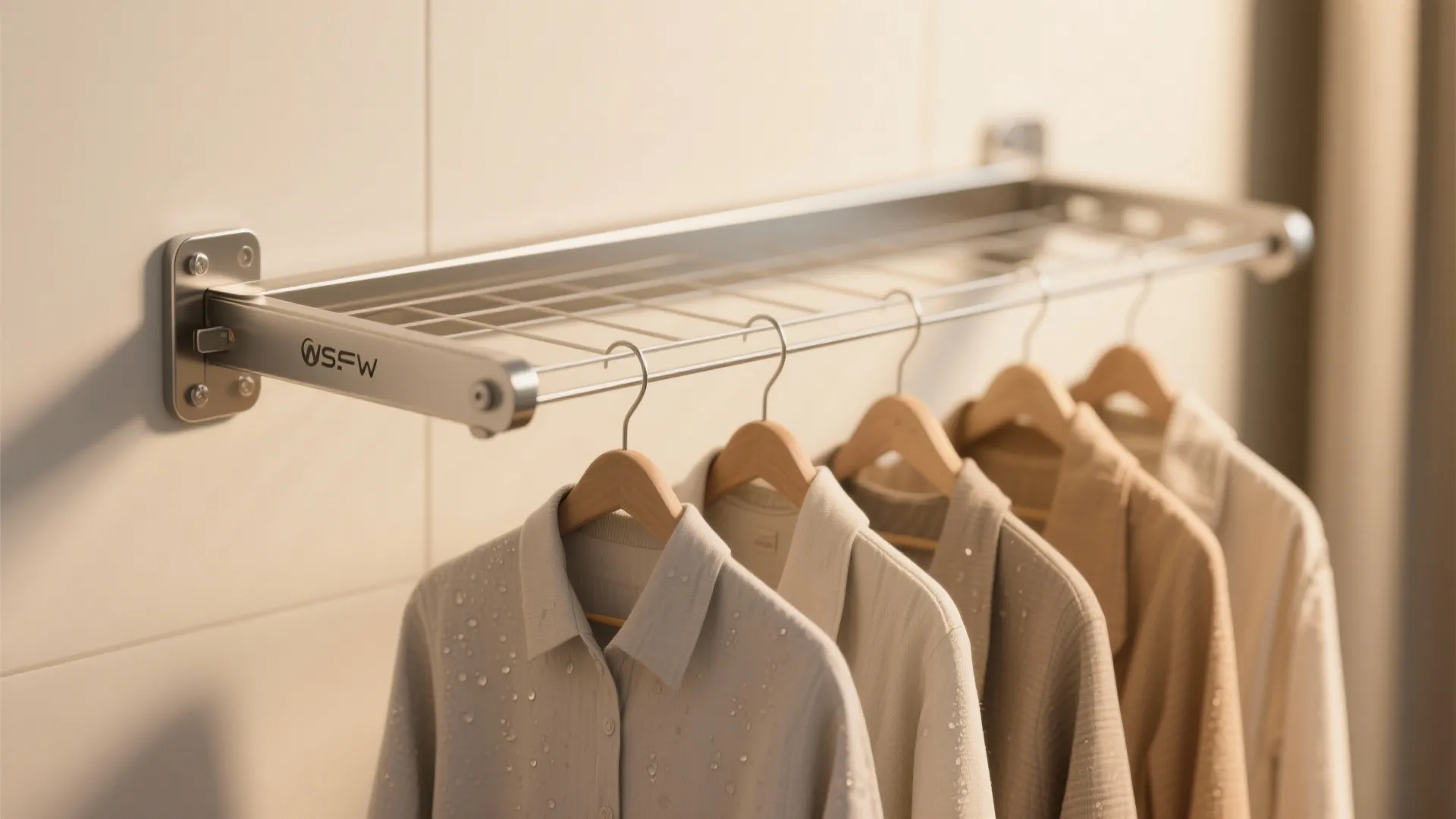 Drying with Flair: Retractable Lines and Heated Racks