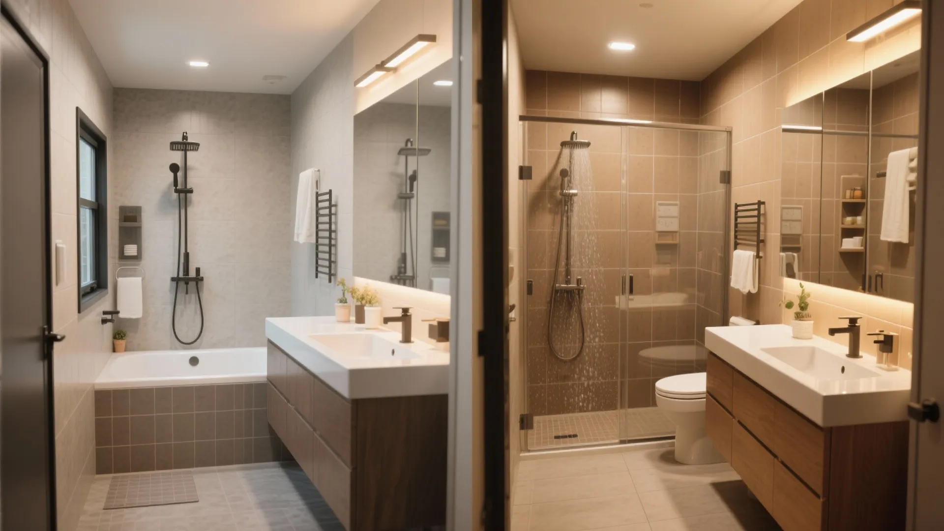 5. Dual-bathroom efficiency and comfort