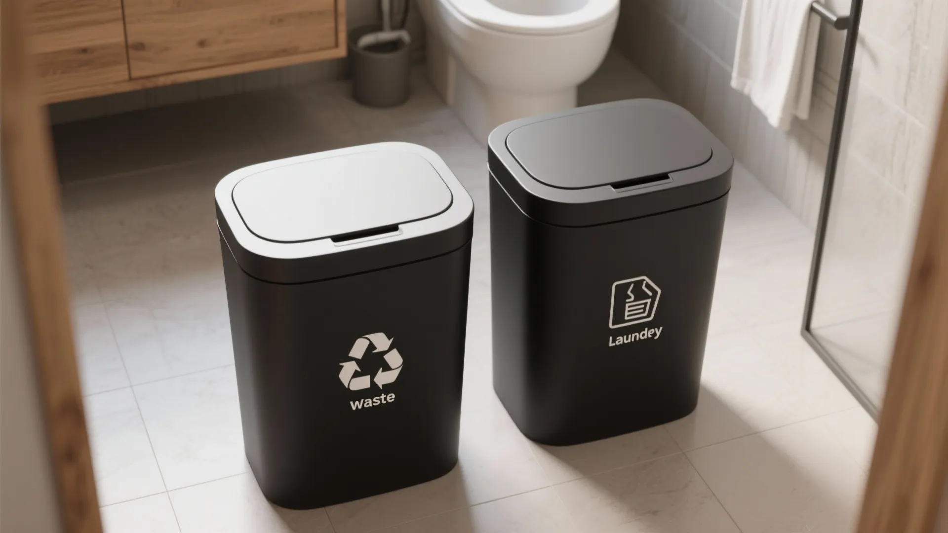 3. Double it as a laundry or recycling caddy