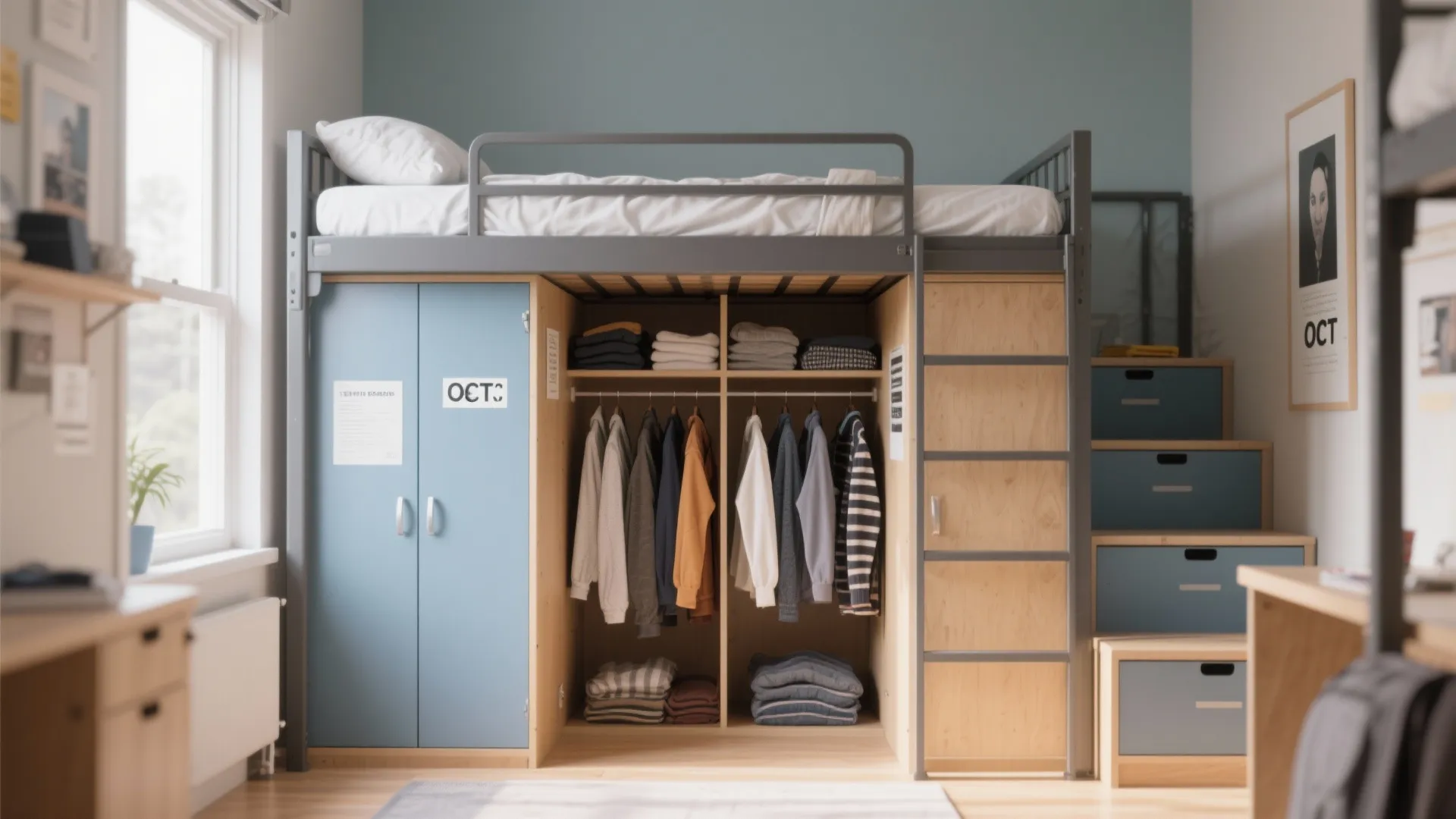 5. Dual Closet Underneath