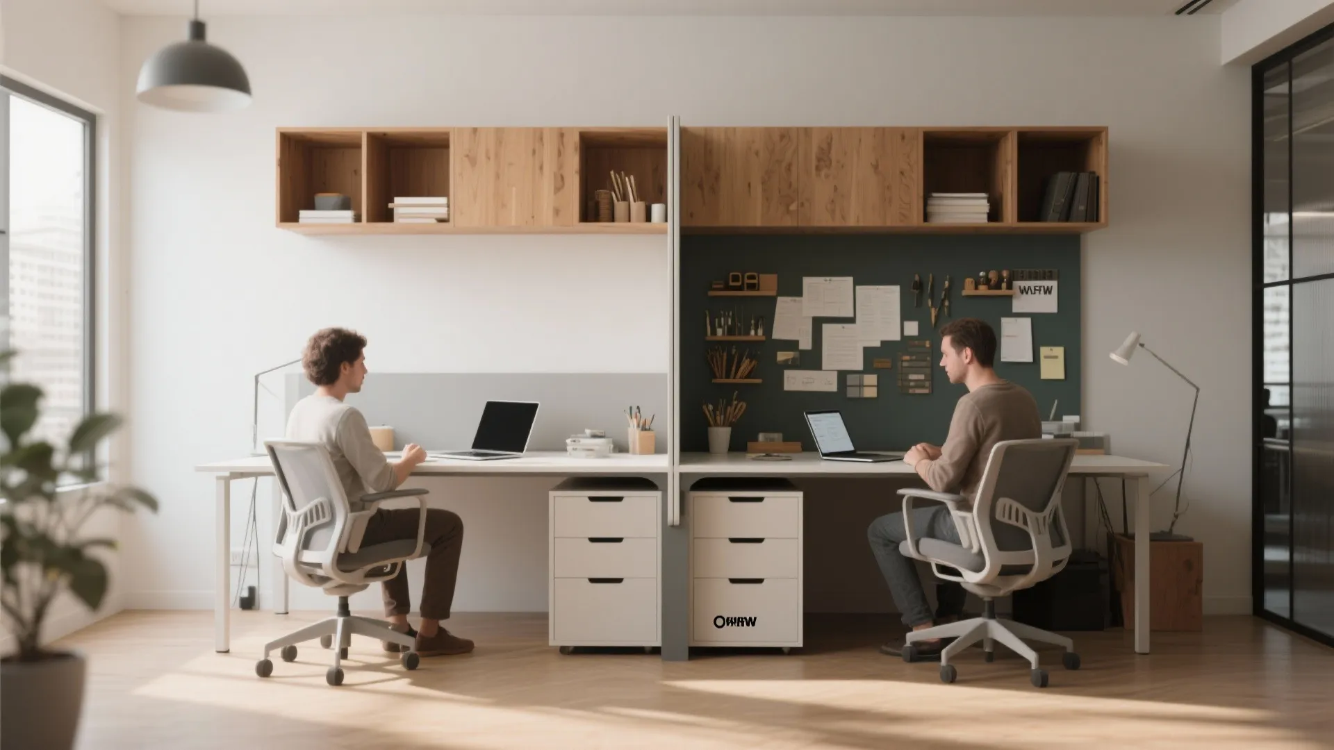 4. Dual-Use Collaborative Desk