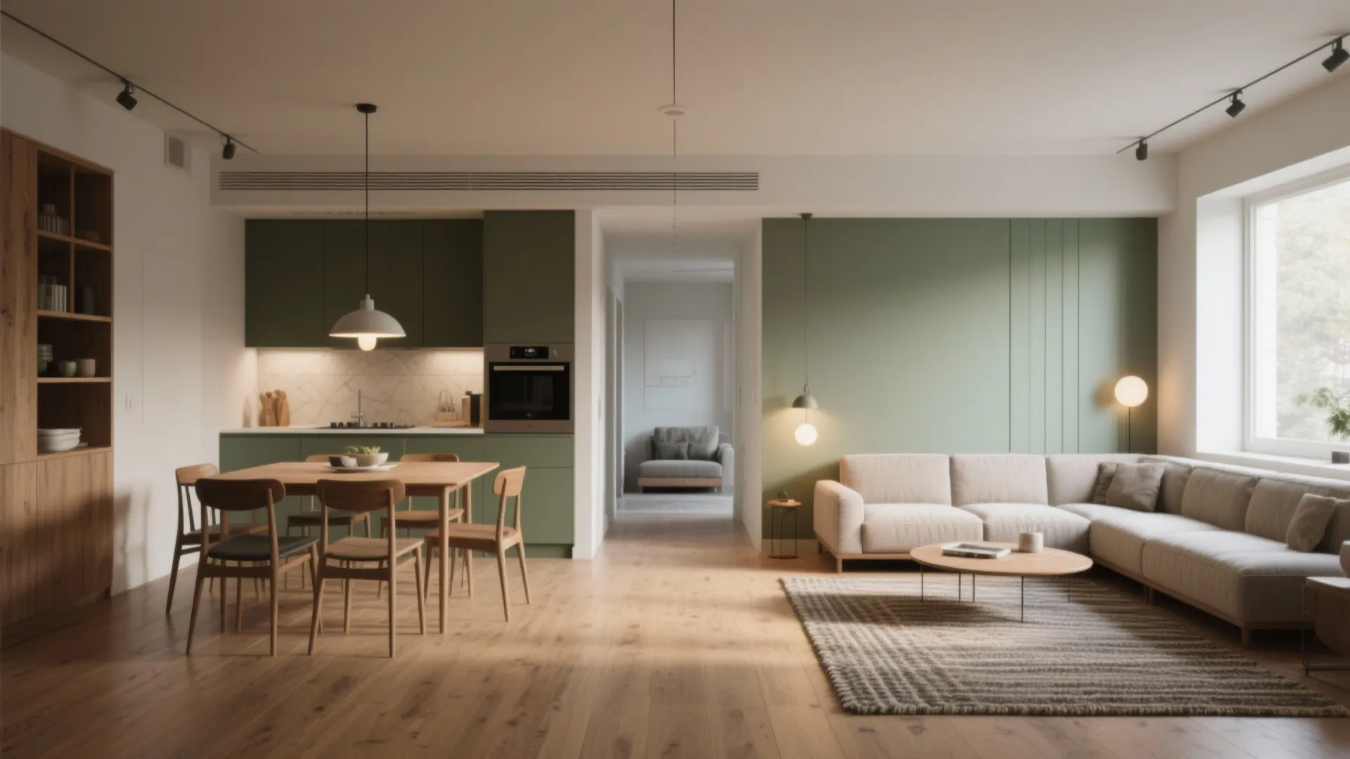 3. Dual Zones: Dining + Mini Lounge