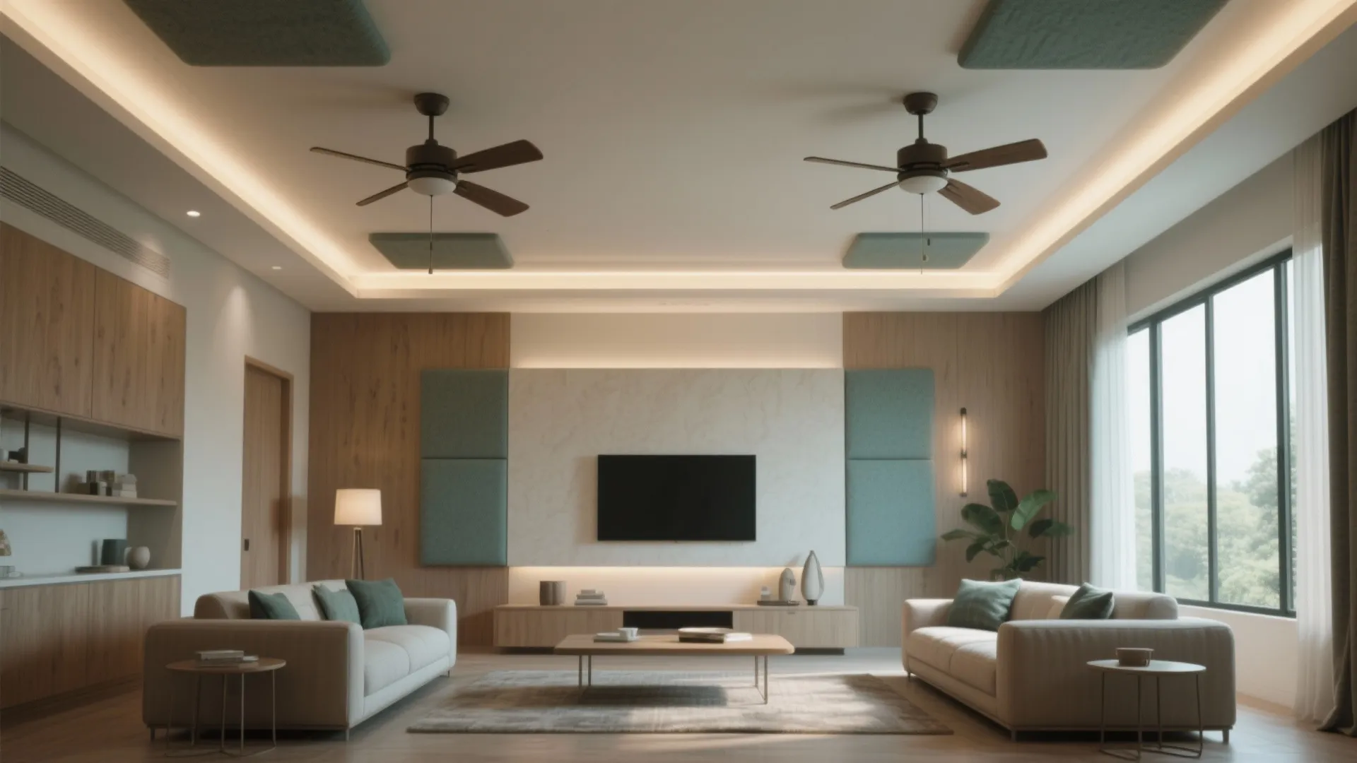 False Ceiling Design for Drawing Room with Two Fans: Smart Solutions for Modern Homes: Fast-Track Guide to Double-Fan False Ceiling Layouts That Save You Time