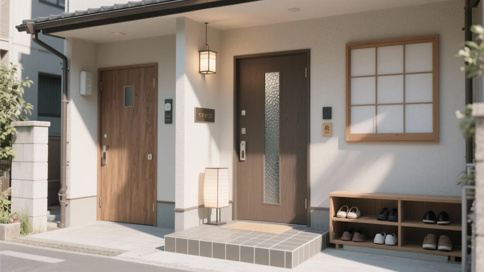 Tips 1: 玄関を2つにして朝の混雑をゼロに（東京小戸型にも適用）